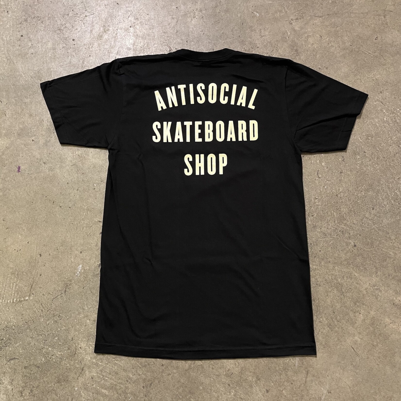 Antisocial Antisocial Lil Cloud Tee - Black/Cream