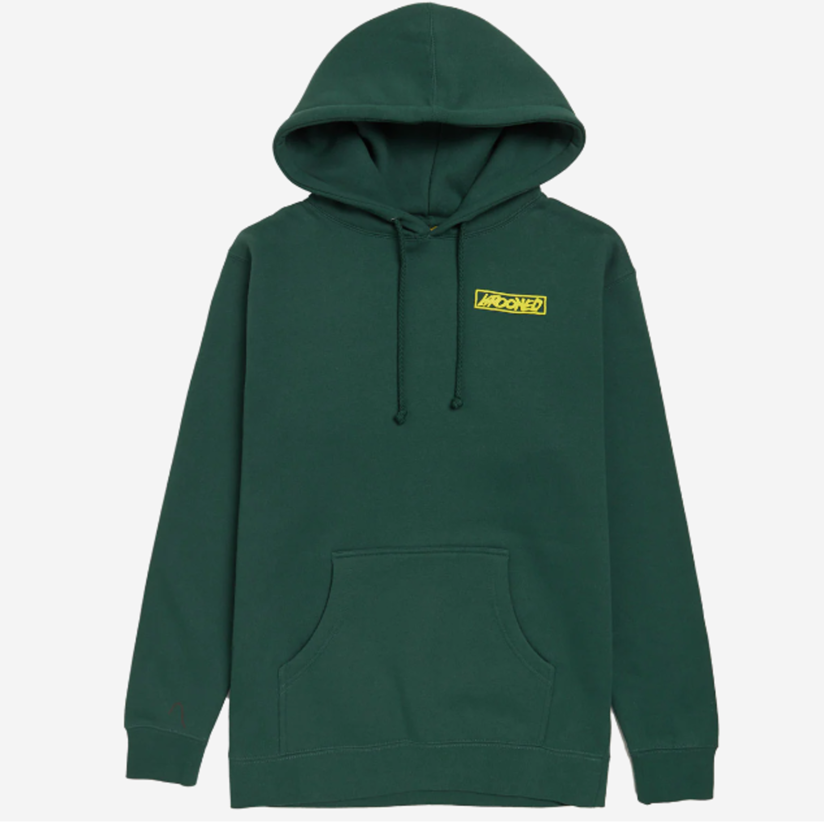 Krooked Krooked Moonsmile Raw Hoodie - Green /Yellow