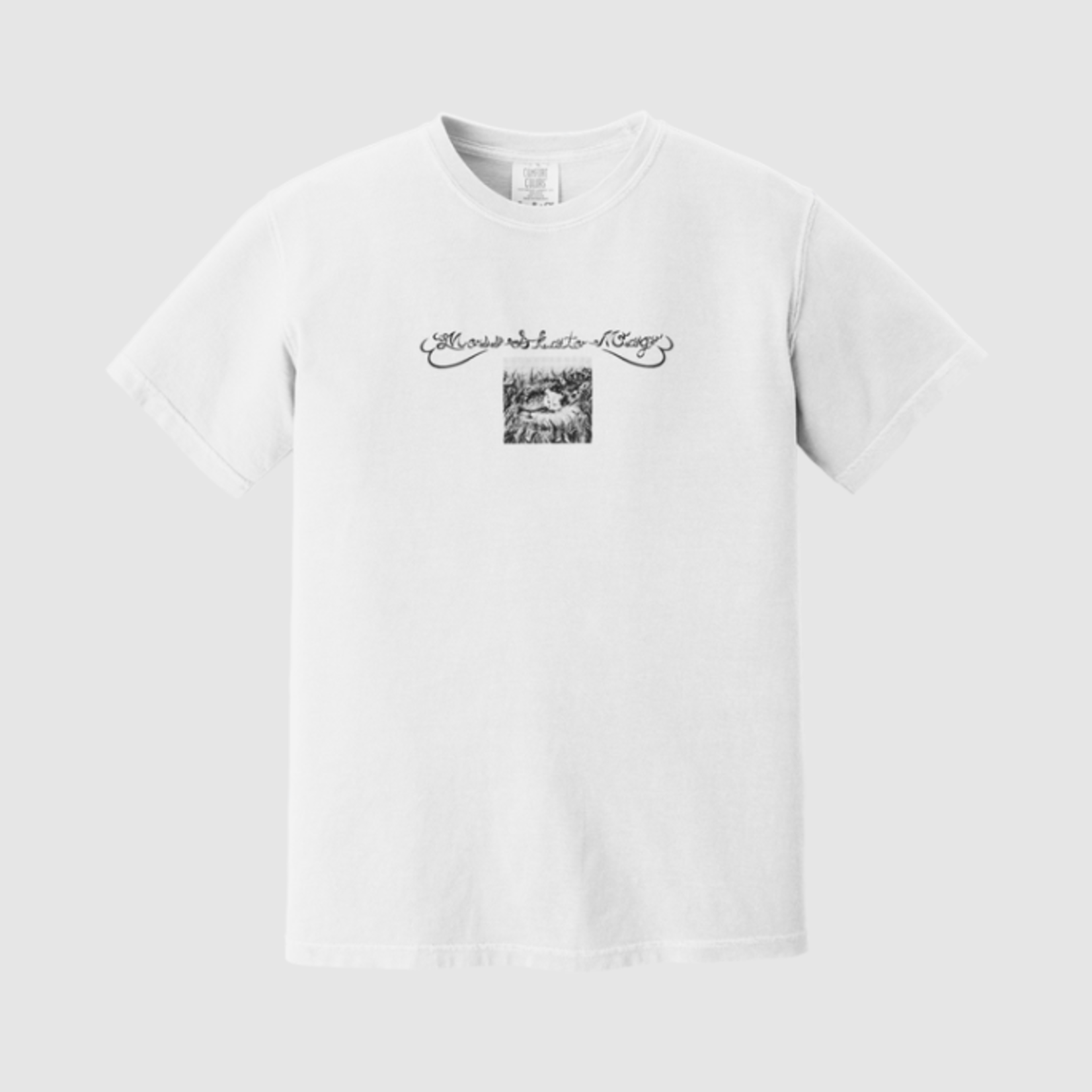 Mess Mag Mess Magazine Doe And Kitten T-Shirt White  -