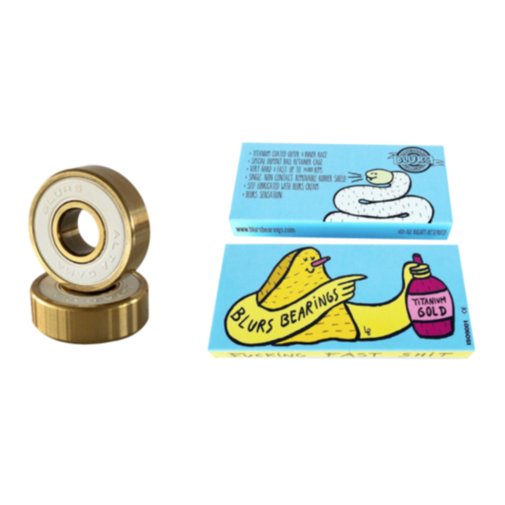 Blurs Bearings - Titanium Gold Lucas
