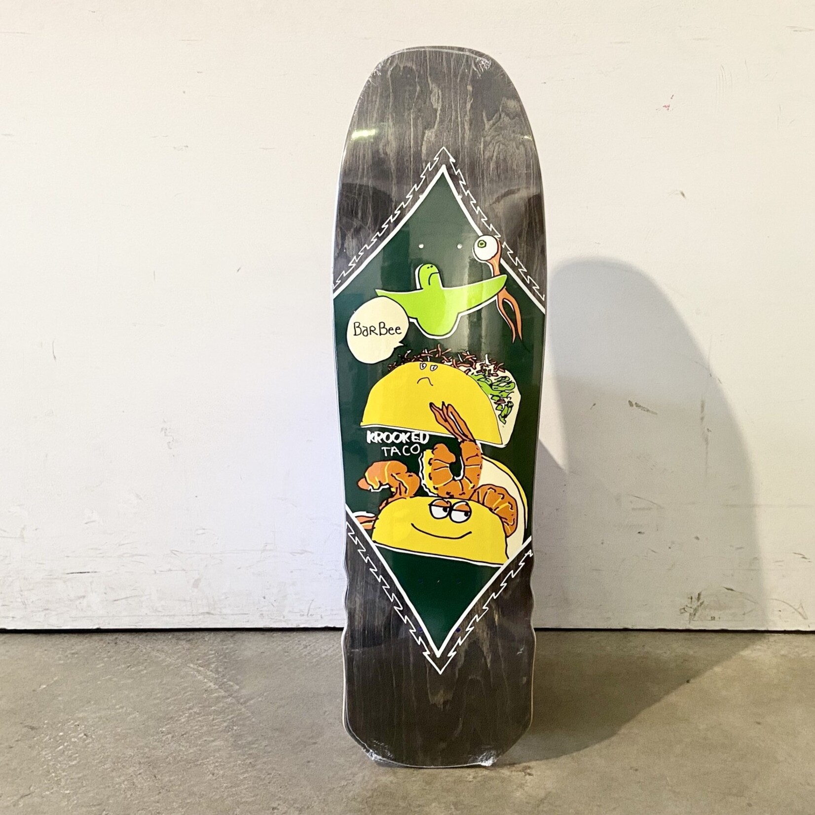 Krooked Krooked Skateboard 9.3 - Barbee Shrimp Taco