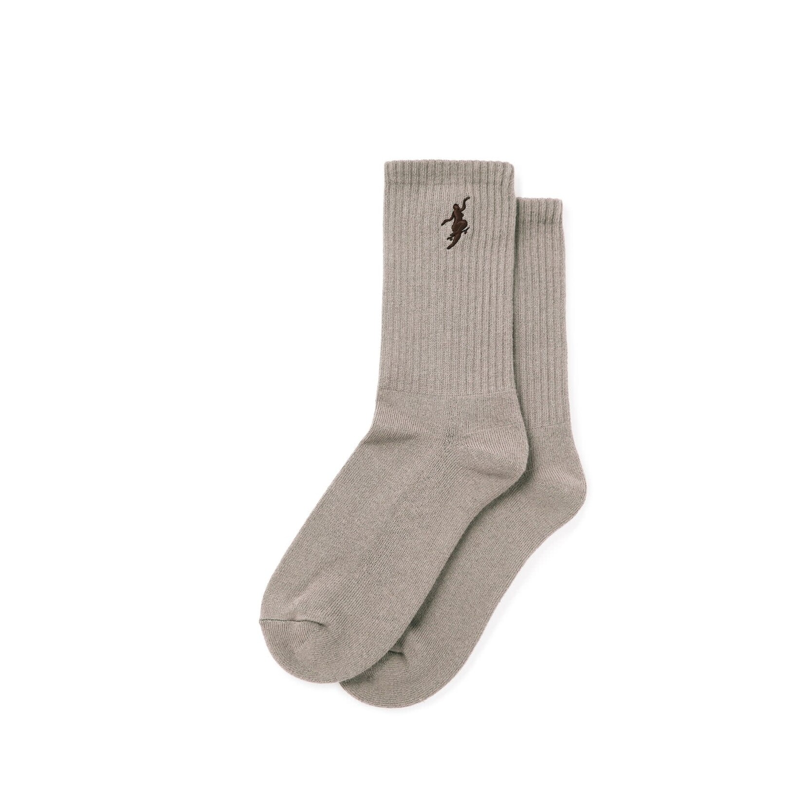 Polar Polar Rib Socks (No Comply) Sand/Brown - 35-38