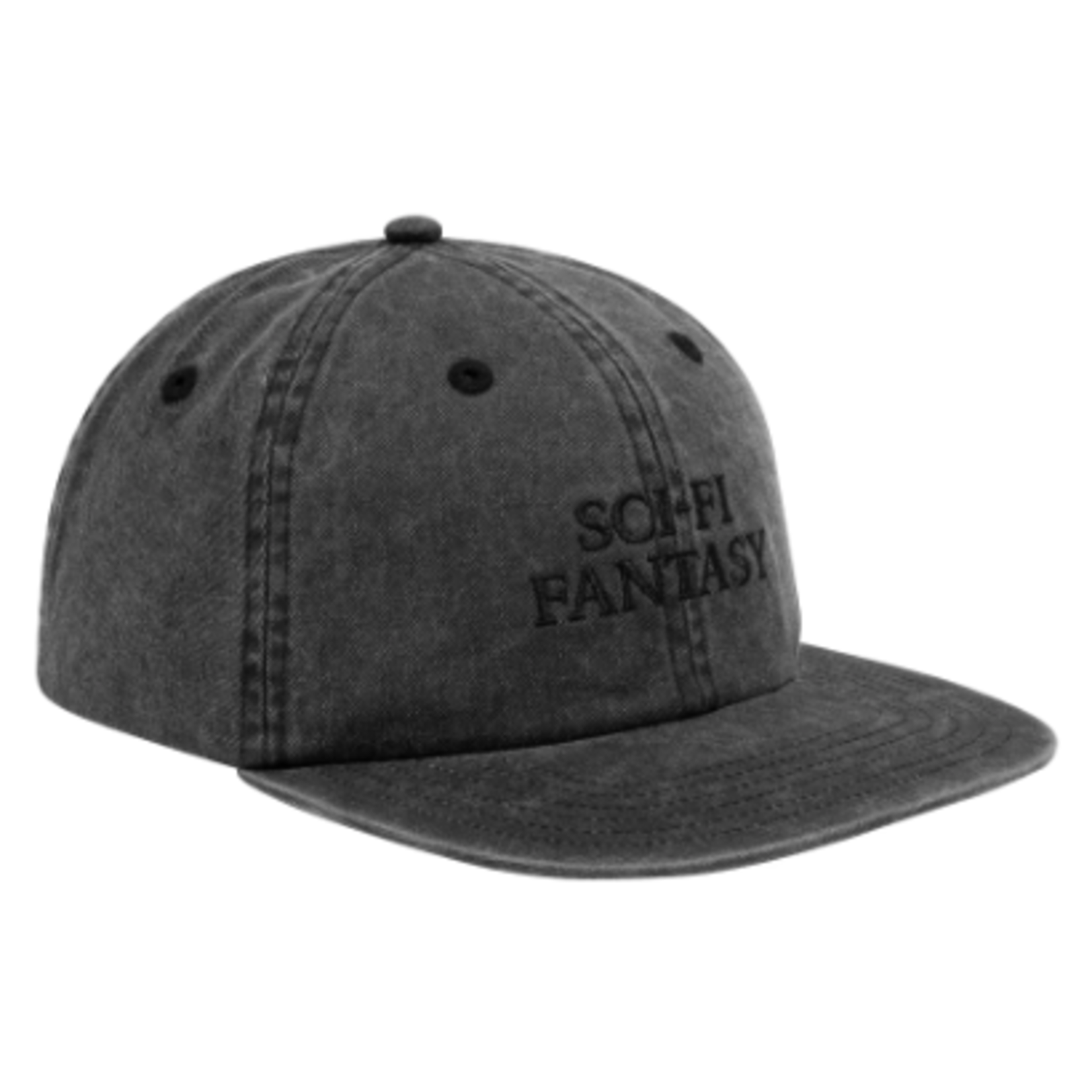 Sci-Fi Fantasy Sci-Fi Fantasy Washed Logo Hat - Black