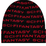 Sci-Fi Fantasy Sci-Fi Fantasy Repeat Logo Toque - Black