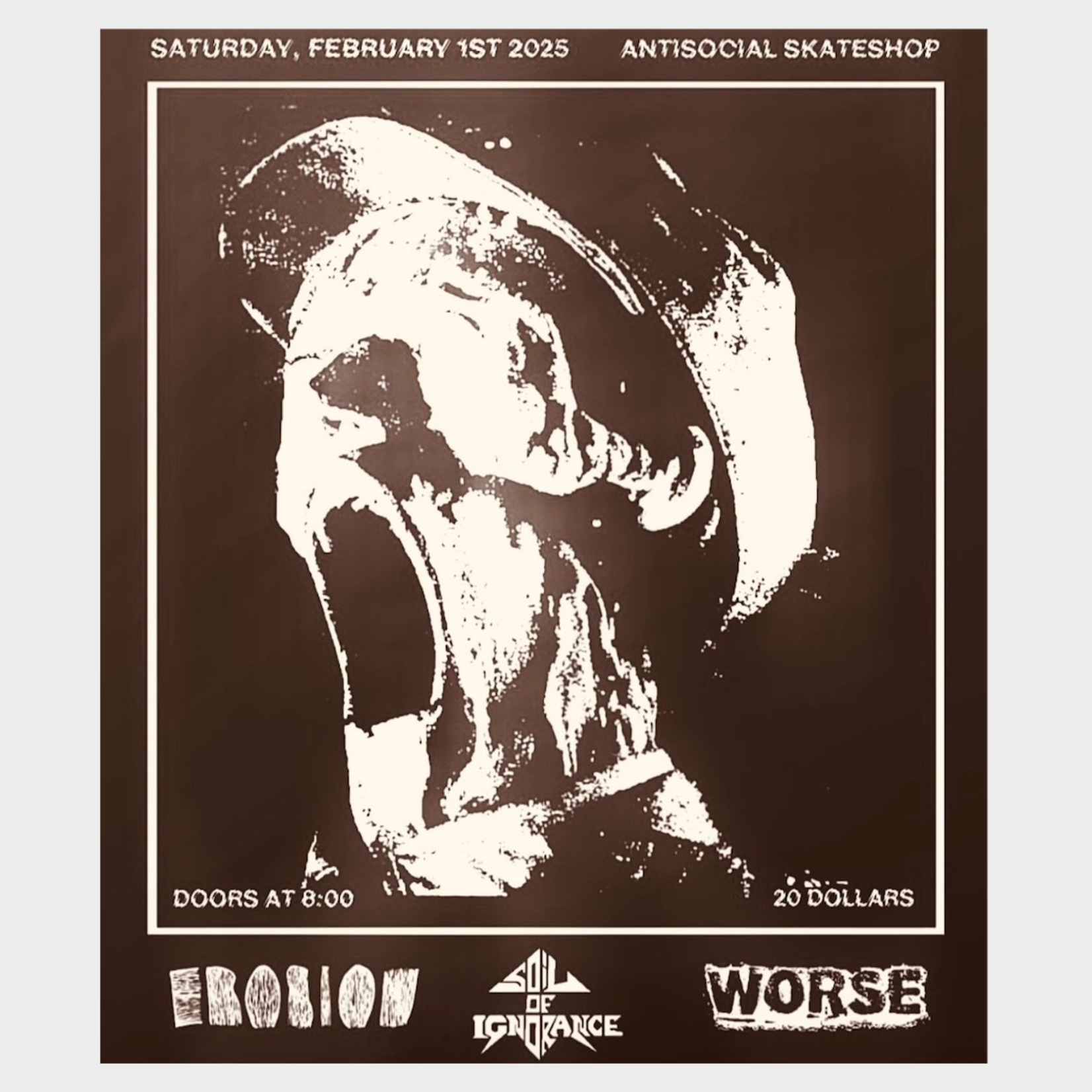 Erosion ,Worse & Soil of Ignorance Music Show