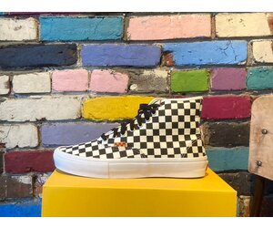 VANS x ANDREW ALLEN SKATE AUTHENTIC HIGH VCU★CHECKERBORAD Vans Vans Skate Authentic High VCU Shoe - Andrew Allen
