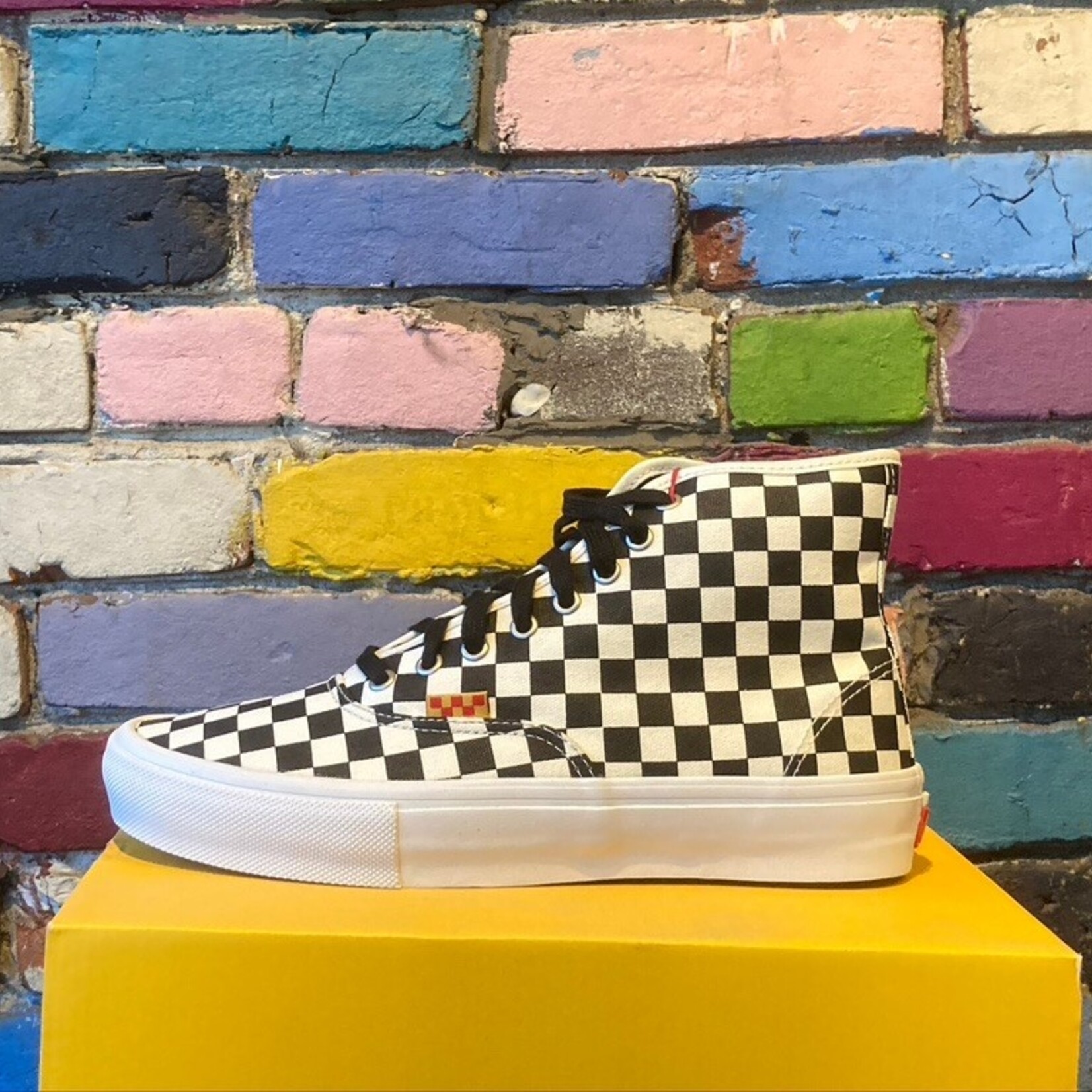 Vans Vans Skate Authentic High VCU  Shoe - Andrew Allen Checkerboard