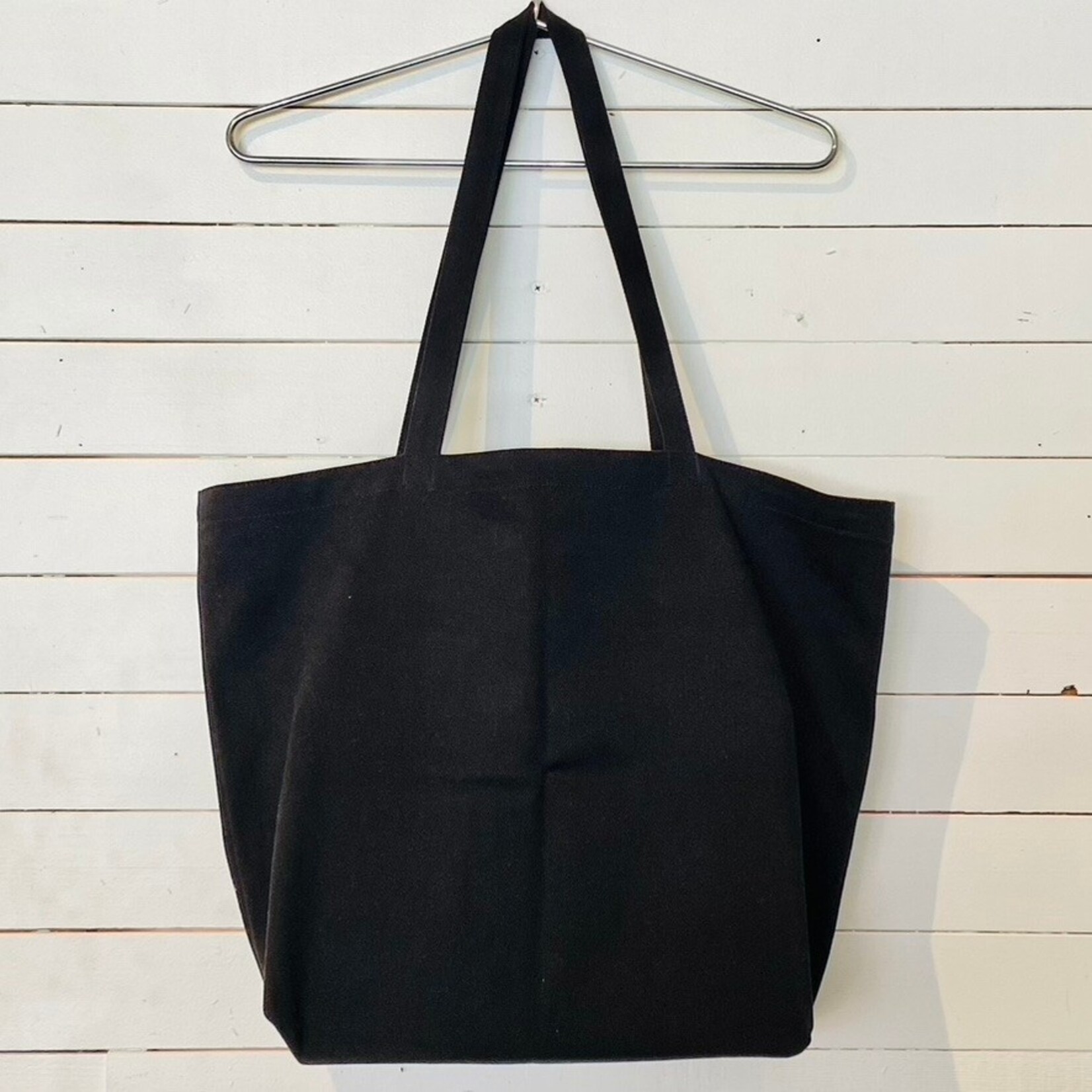 ELI'S Tote  - Black Cotton Twill