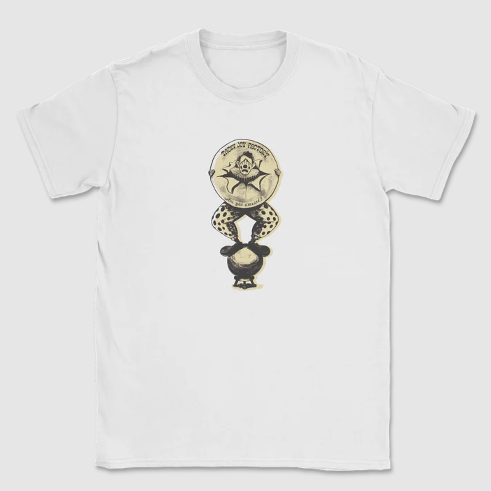 Tacky Joy Factory Are You Amused? Tee White -
