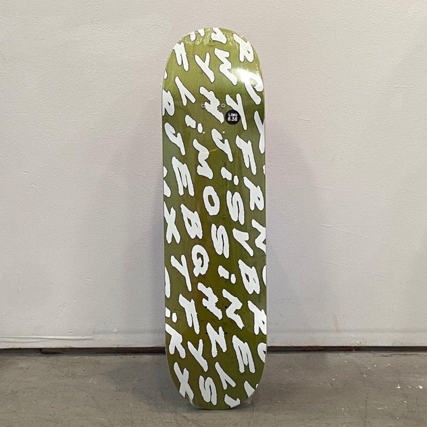 Limosine Limosine Skateboard - "Sharpie Crossword" Slick