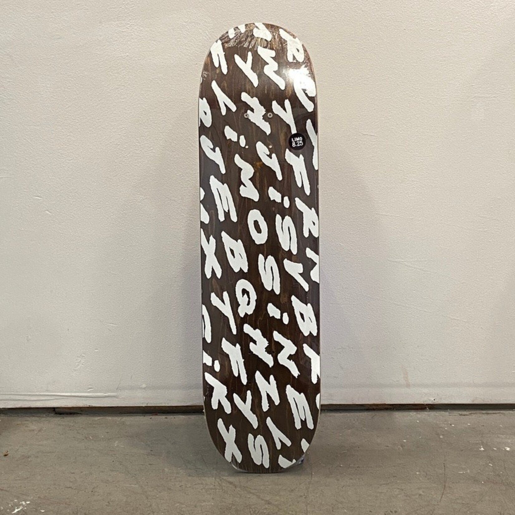 Limosine Limosine Skateboard - "Sharpie Crossword" Slick