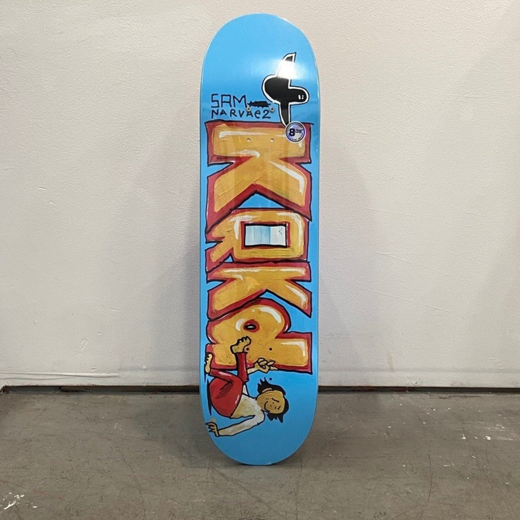 Krooked Krooked Skateboard 8.38 - Shore (Sam Narvaez)