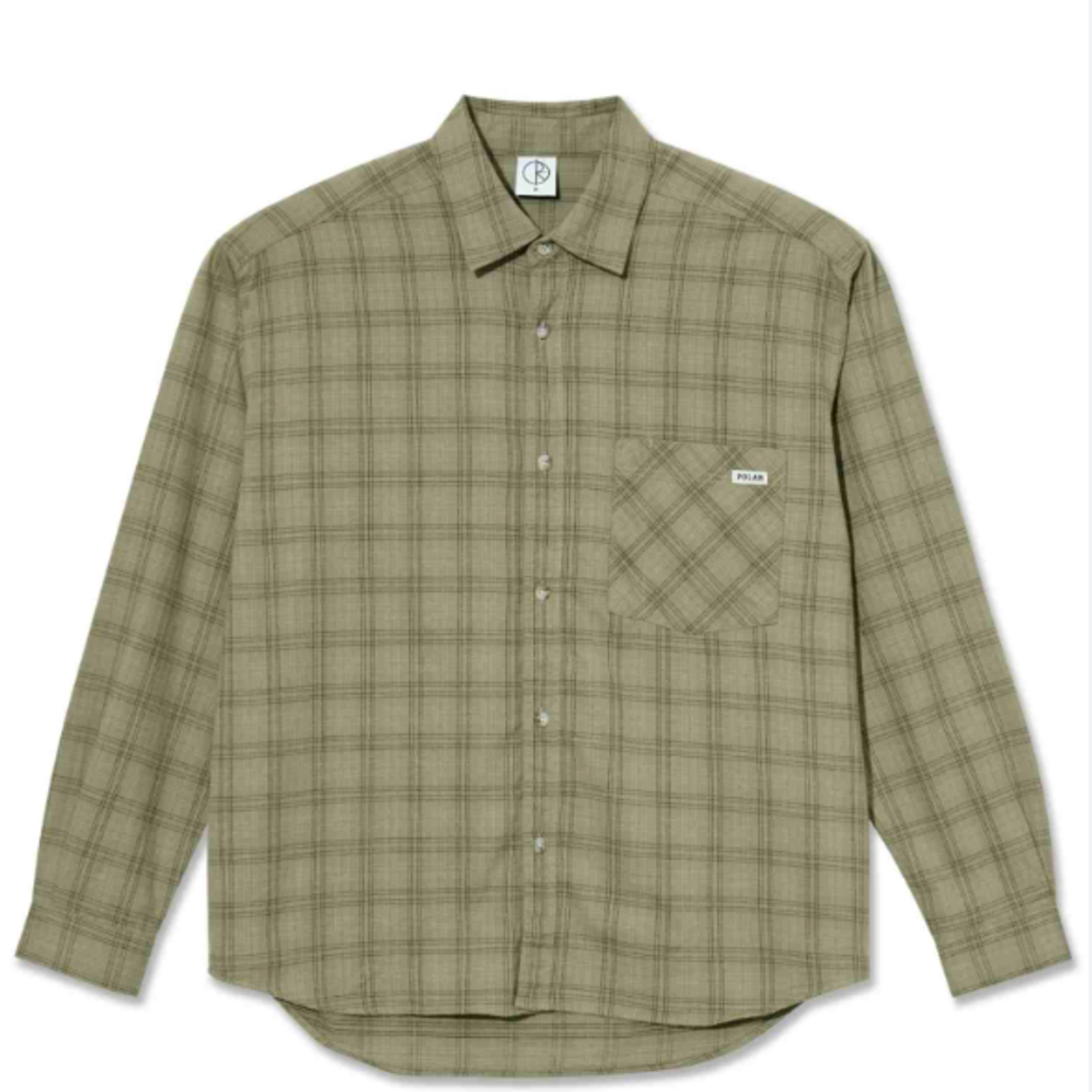 Polar Polar Mitchell Flannel L/S - Green /Beige