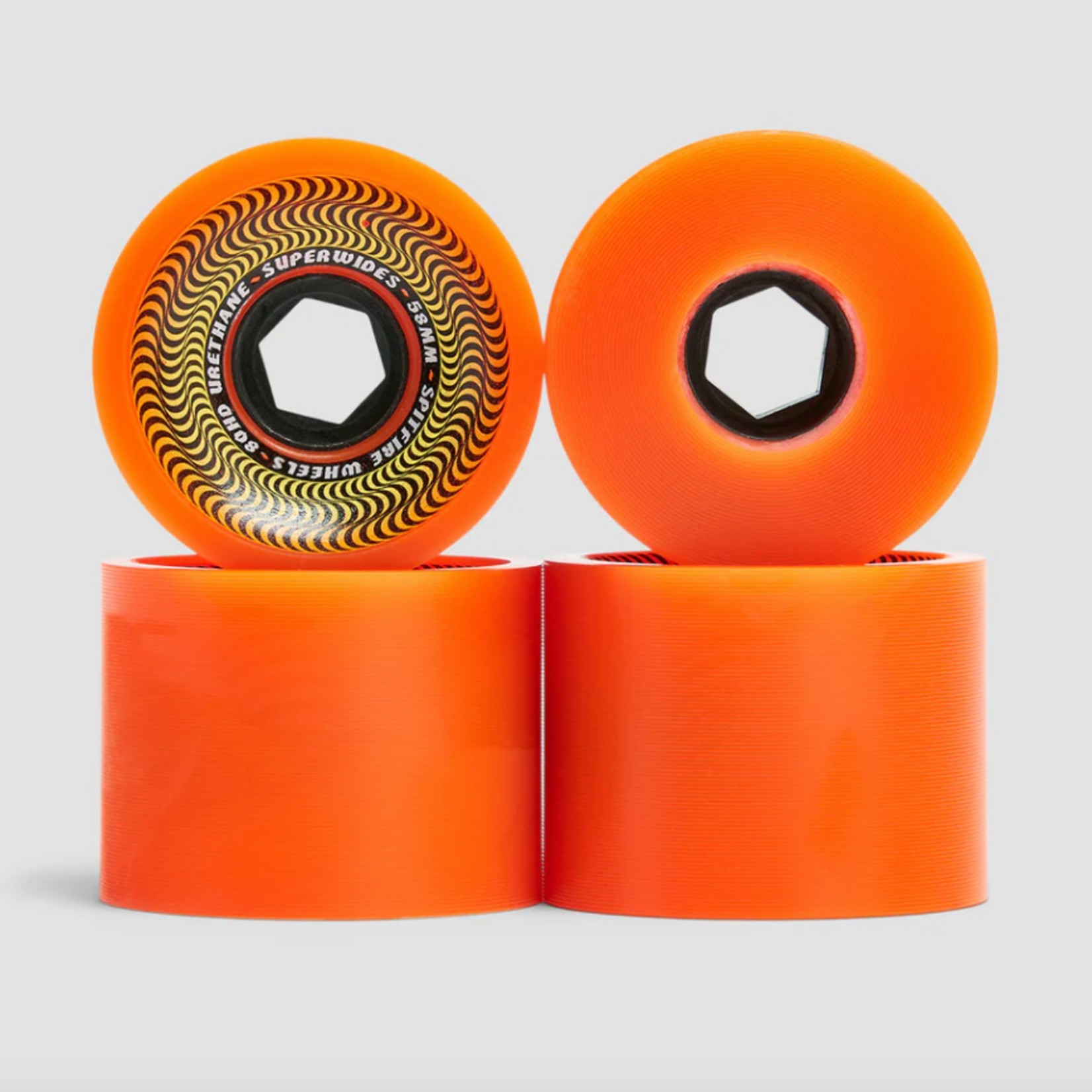 Spitfire Spitfire 80HD Superwides Wheels - 58mm (Orange)
