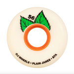 OJ Wheels OJ Plain Jane Keyframe 87A Wheels 56mm - White