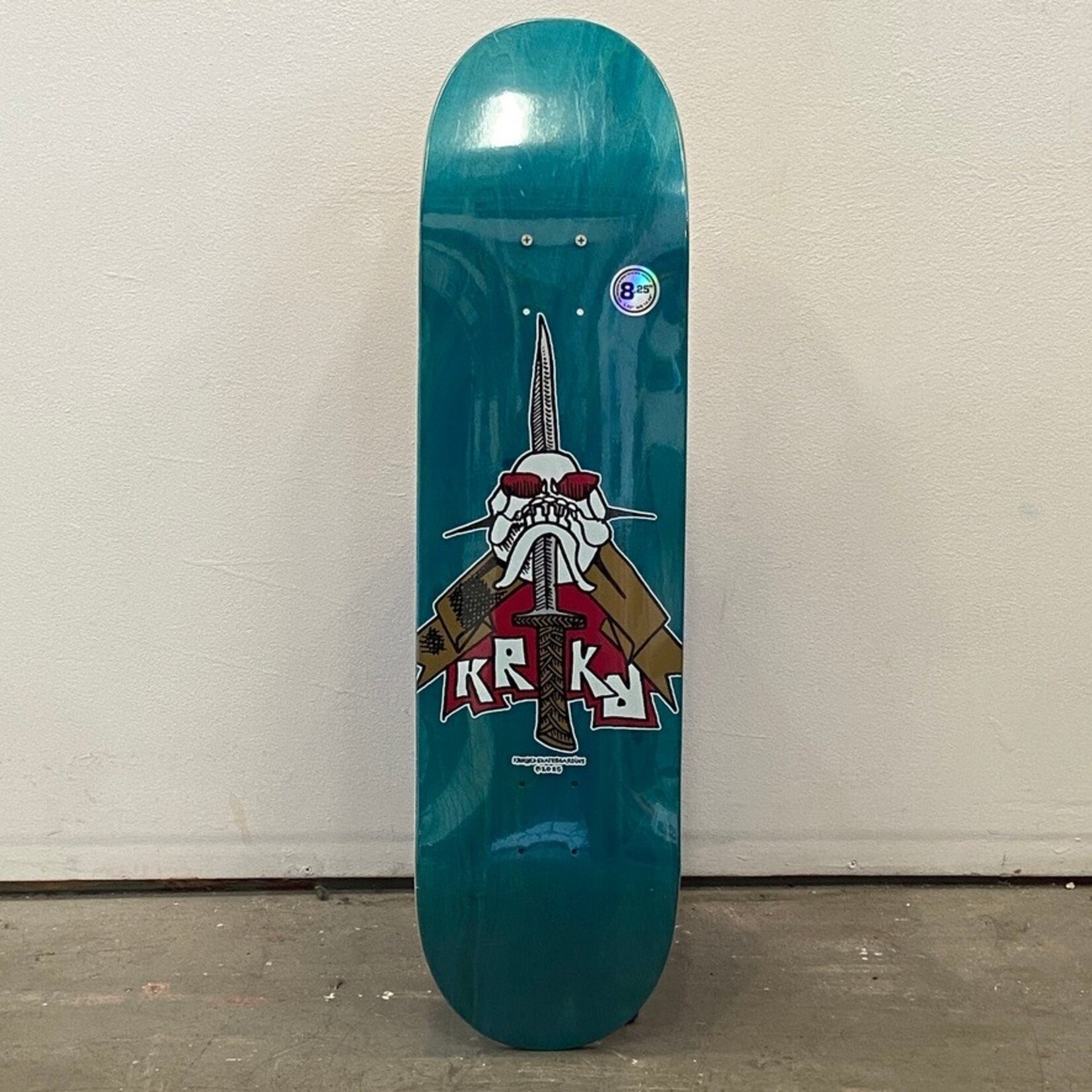 Krooked Krooked Skateboard - 8.25 Skull/Sword