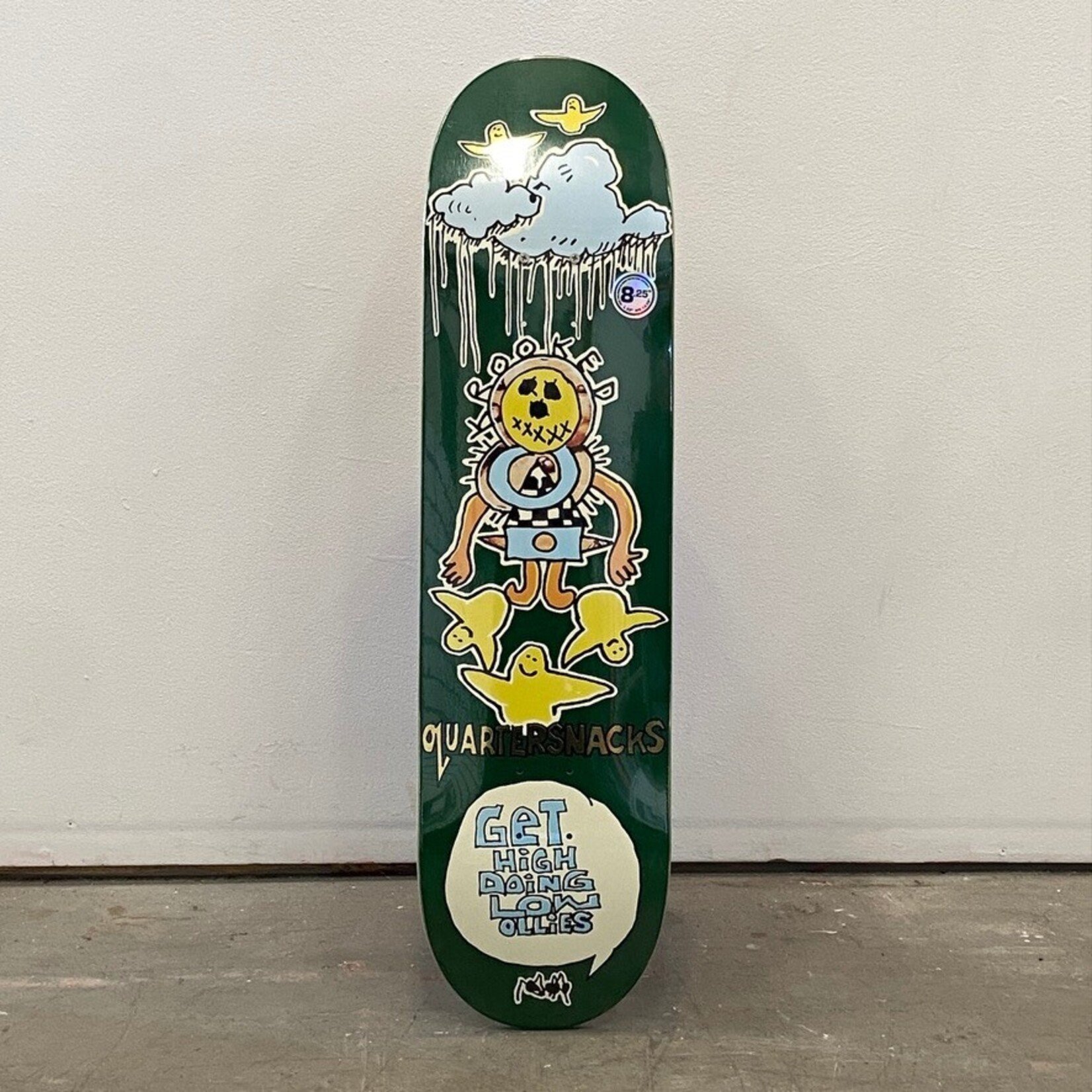 Krooked Krooked x Quartersnacks Skateboard - 8.25 Get High