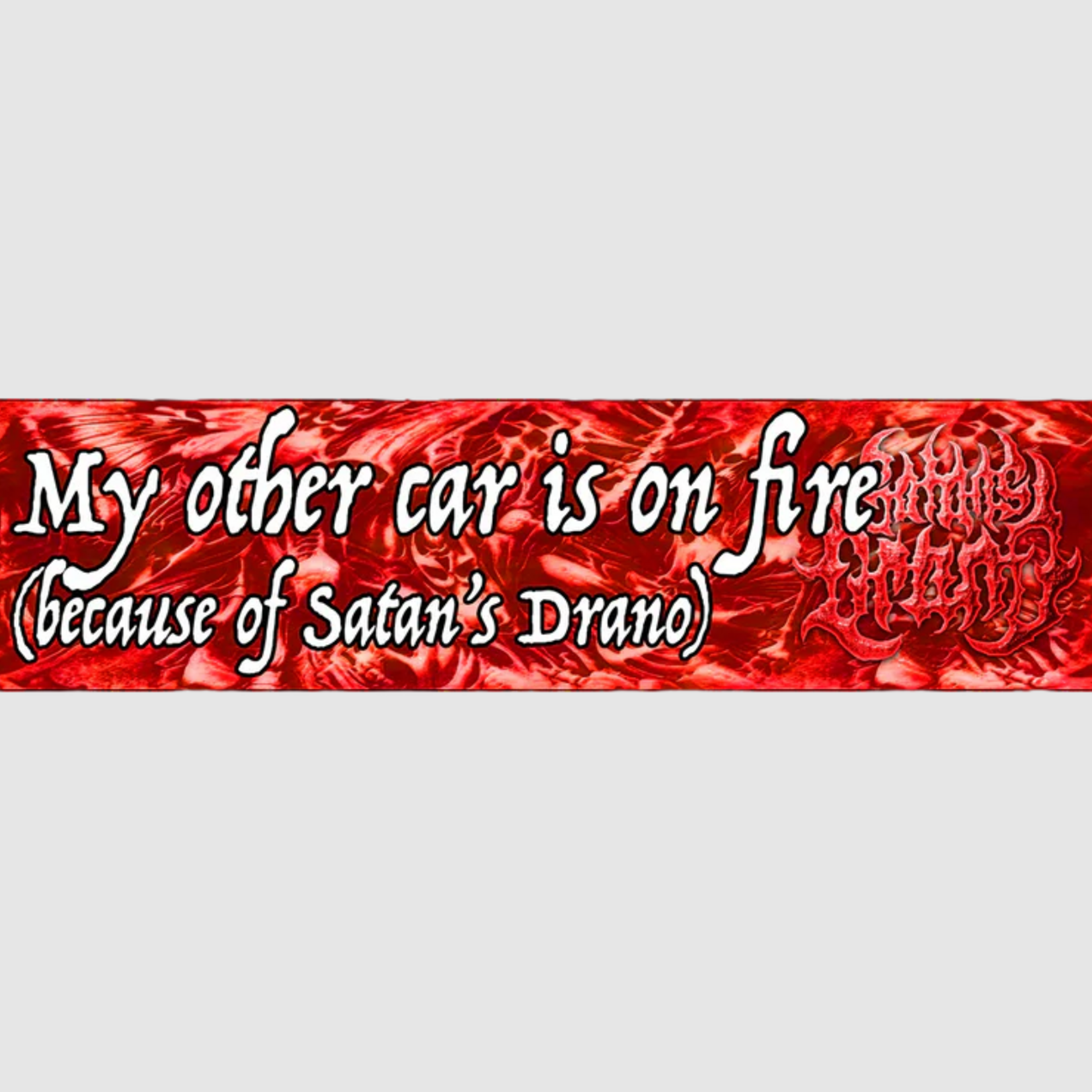 Satans Drano Satans Drano Bumper Sticker