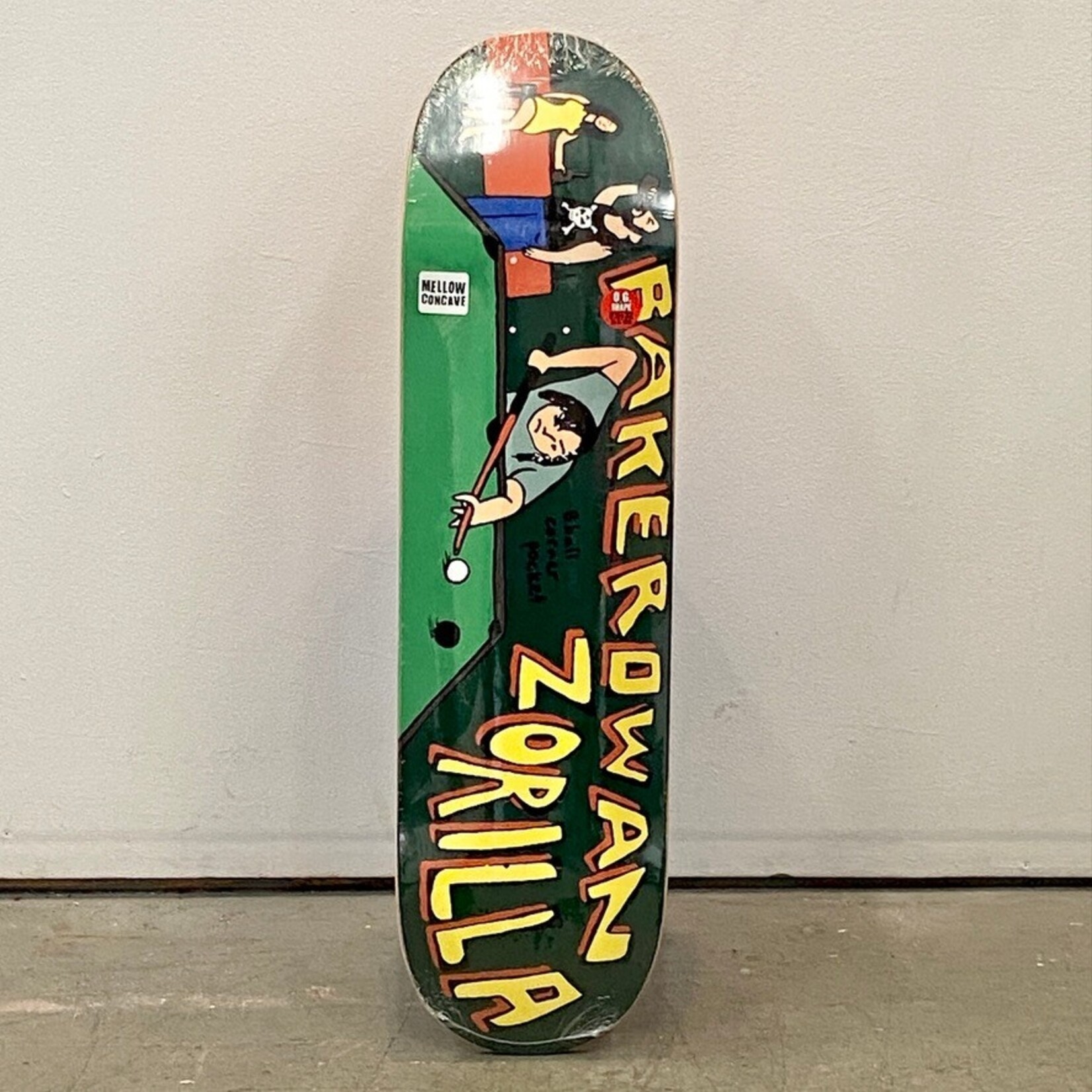 Baker Baker Skateboard 8.5 - 8-Ball Corner Pocket (Rowan Zorilla)