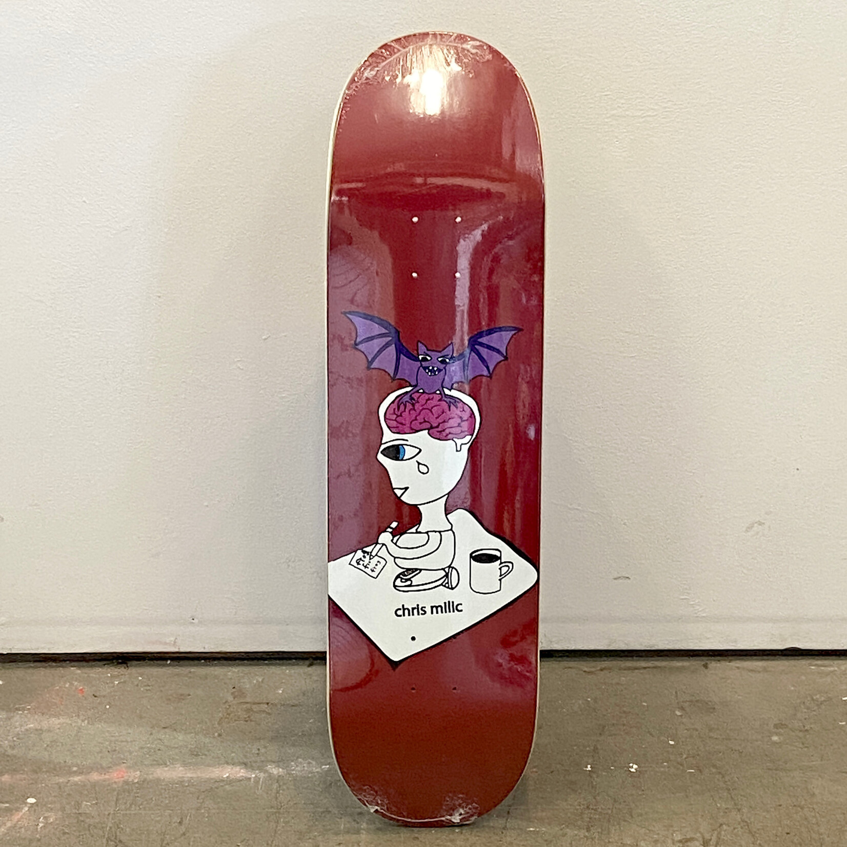 Frog Frog Skateboard 8.38  - Bat Brain (Chris Milic)