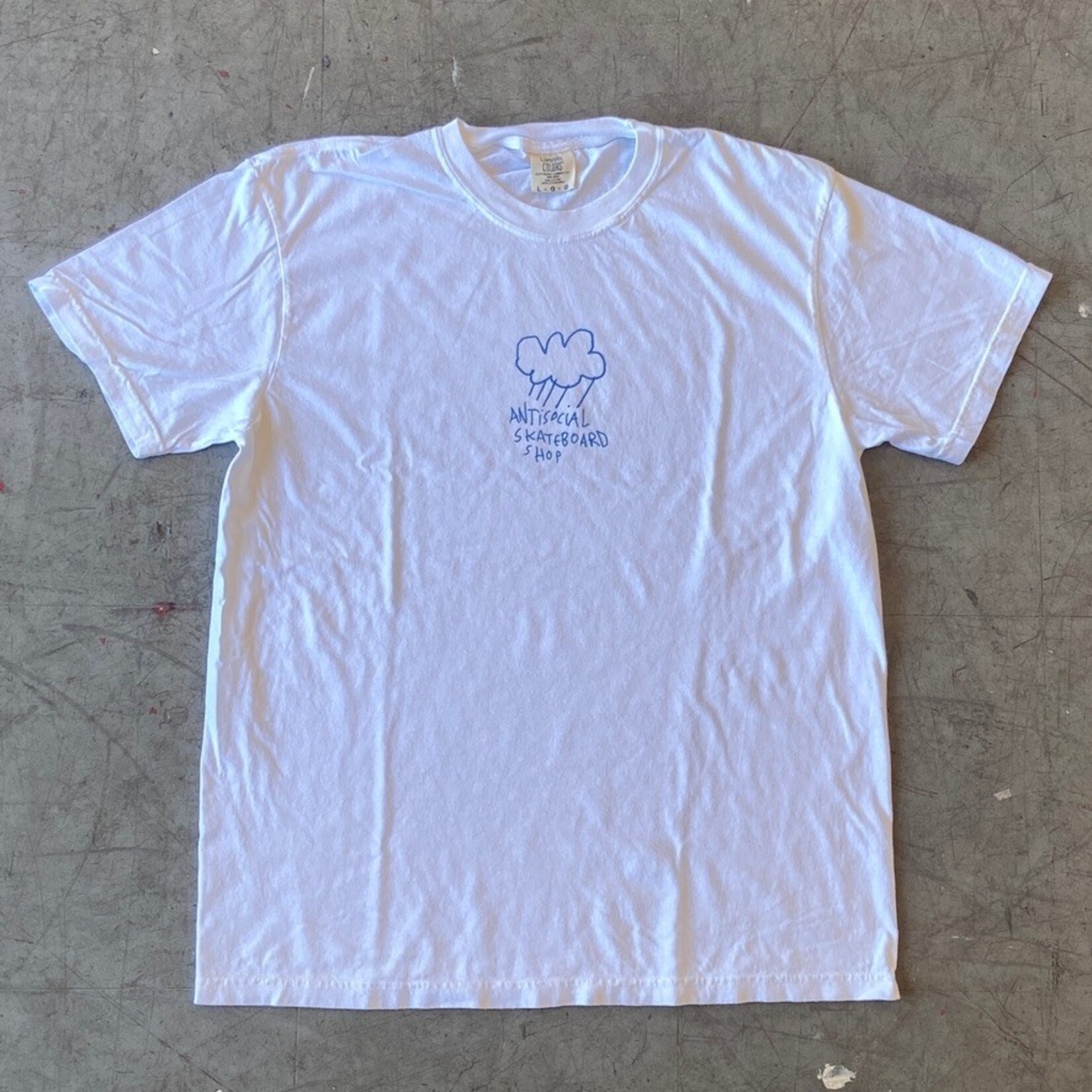 Antisocial Antisocial Tee- Chacha Cloud White