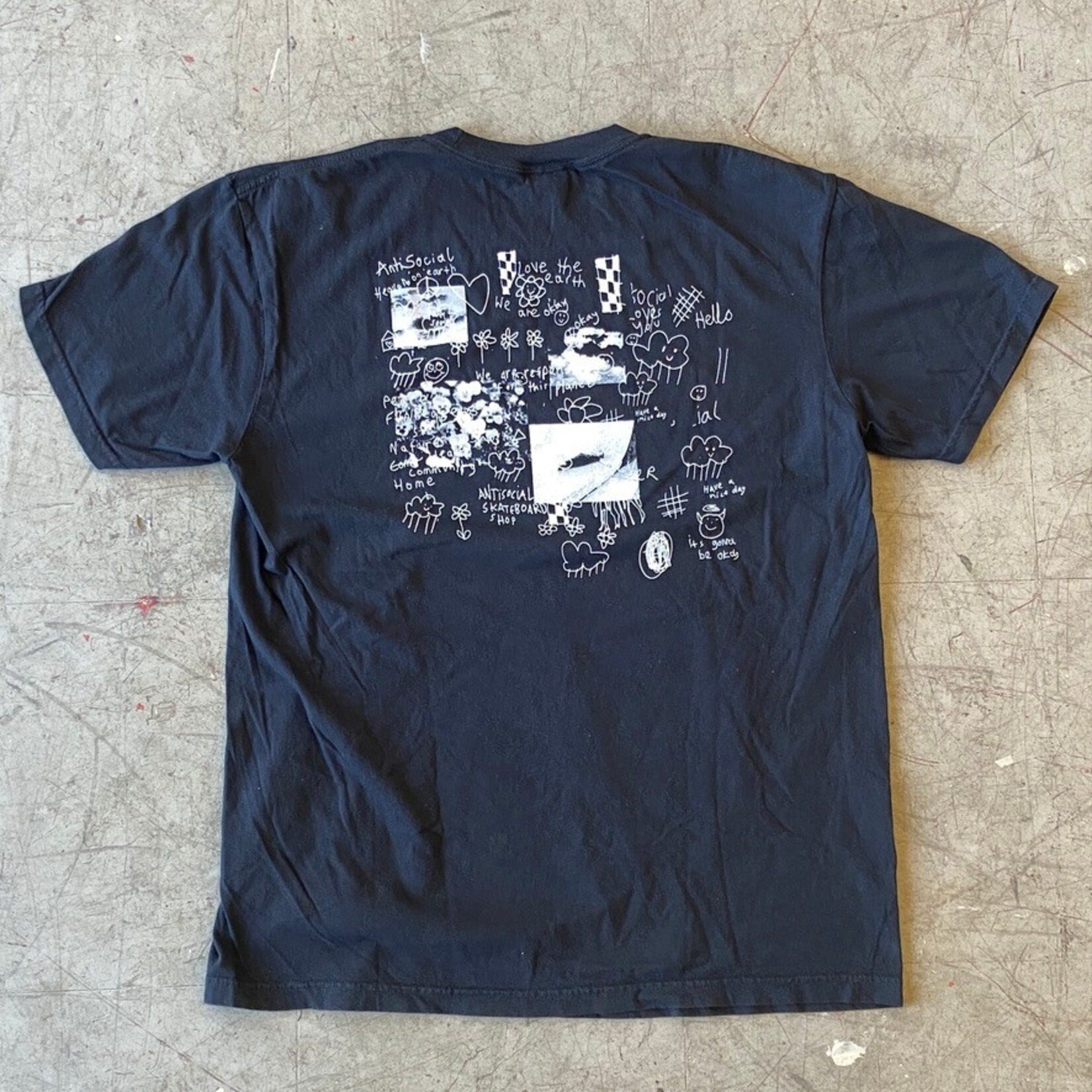 Antisocial Antisocial Tee - Chacha Cloud Black