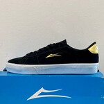 Lakai Newport Shoe - Black/Gold 8
