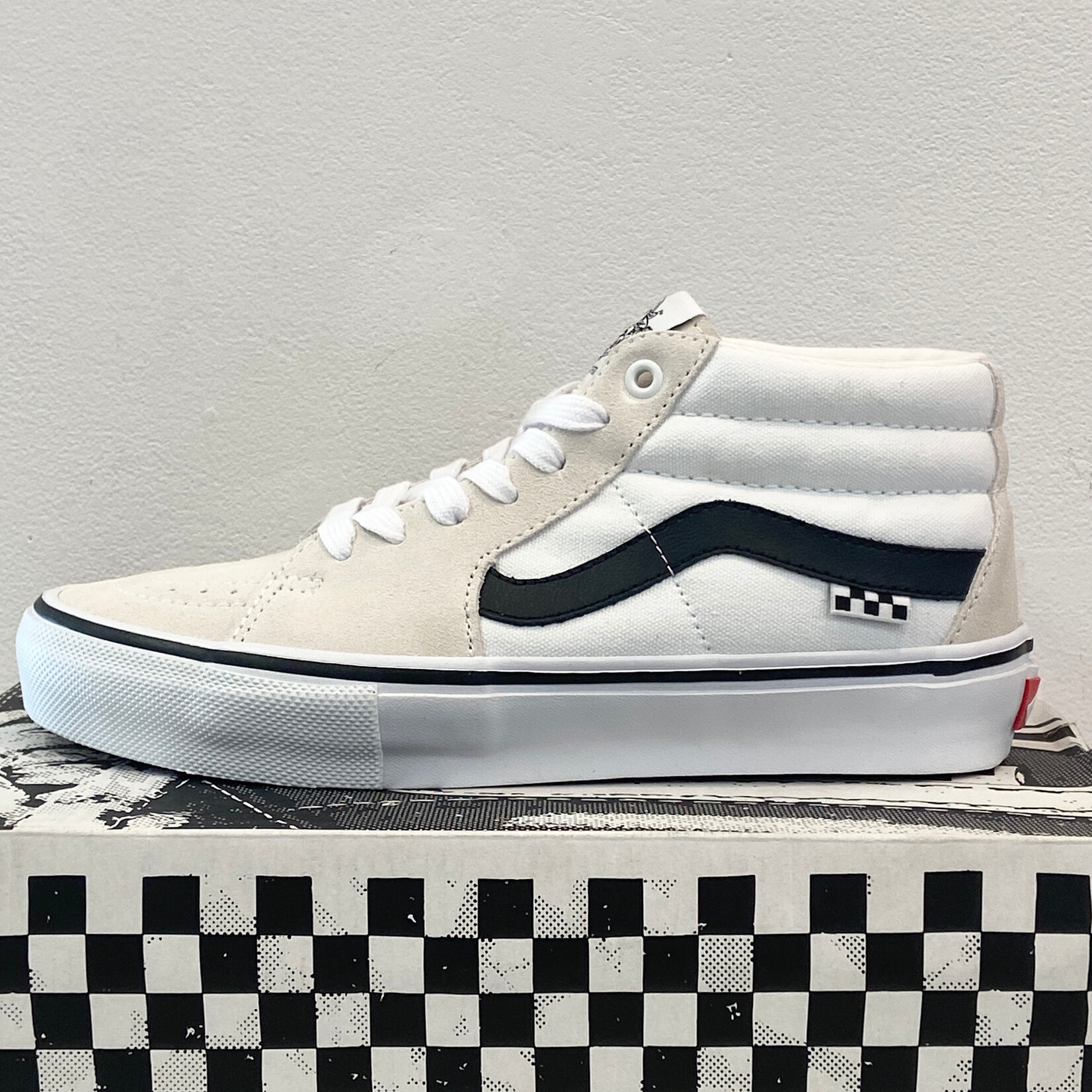 Vans Vans Skate Grosso Mid Shoe - White/Black 6.5