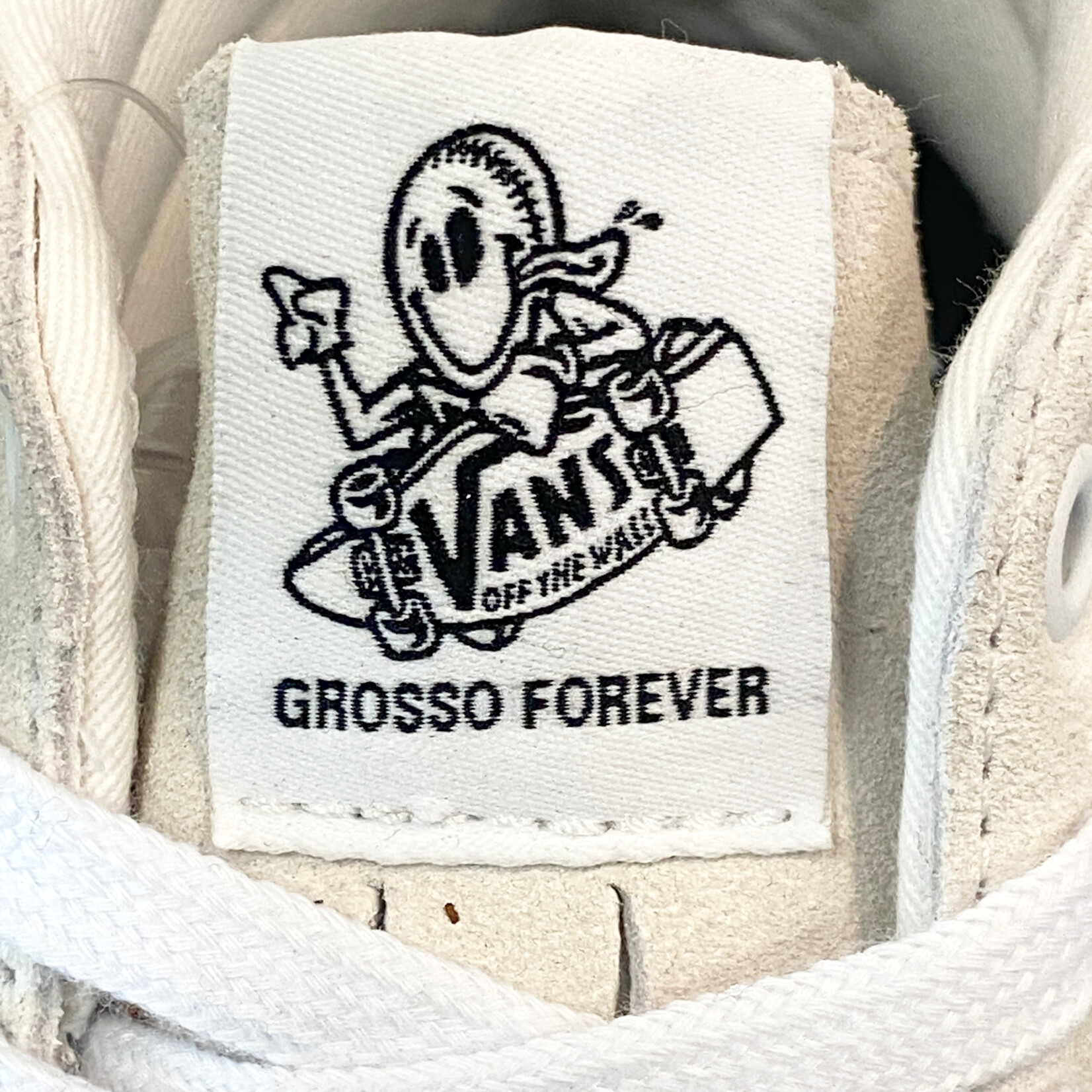 Vans Vans Skate Grosso Mid Shoe - White/Black 6.5