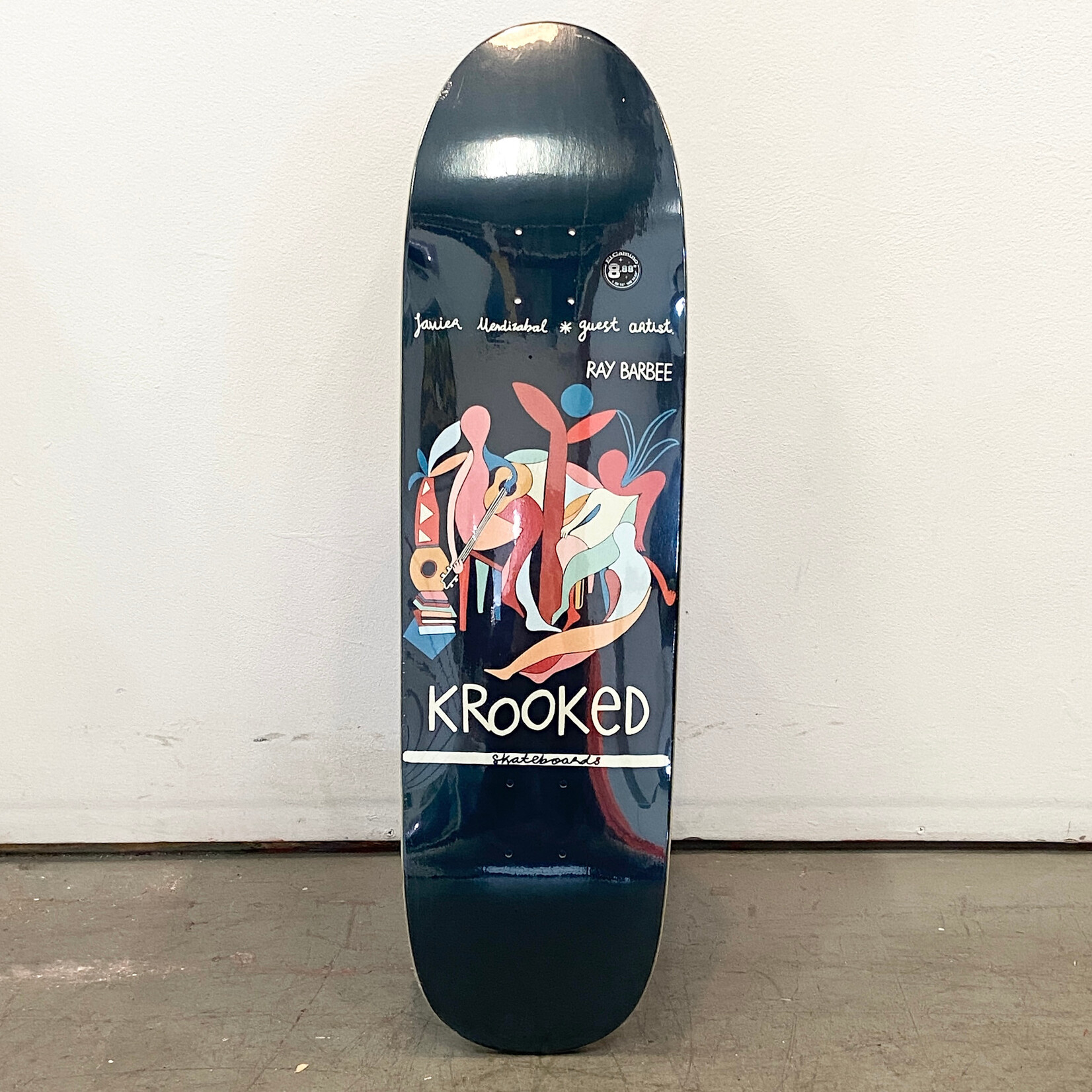 Krooked Krooked Skateboard 8.8 - Ray Barbee Little Postcards