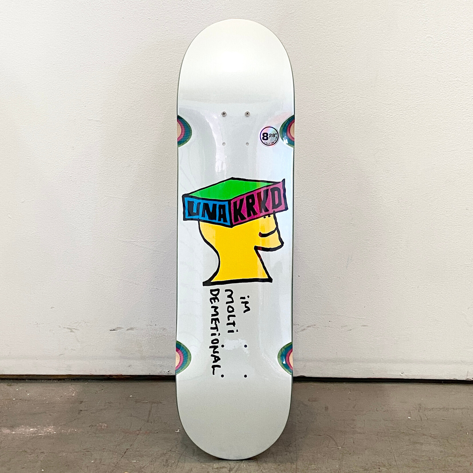 Krooked Krooked Skateboard 7.75 - Una Farrar Molti-dimensional