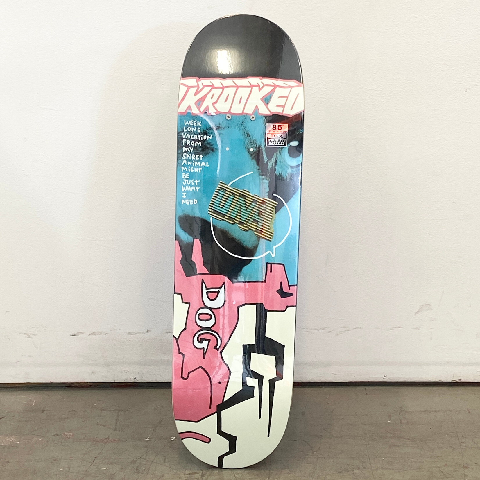 Krooked Krooked Skateboard 8.28 - Una Spirit Animal