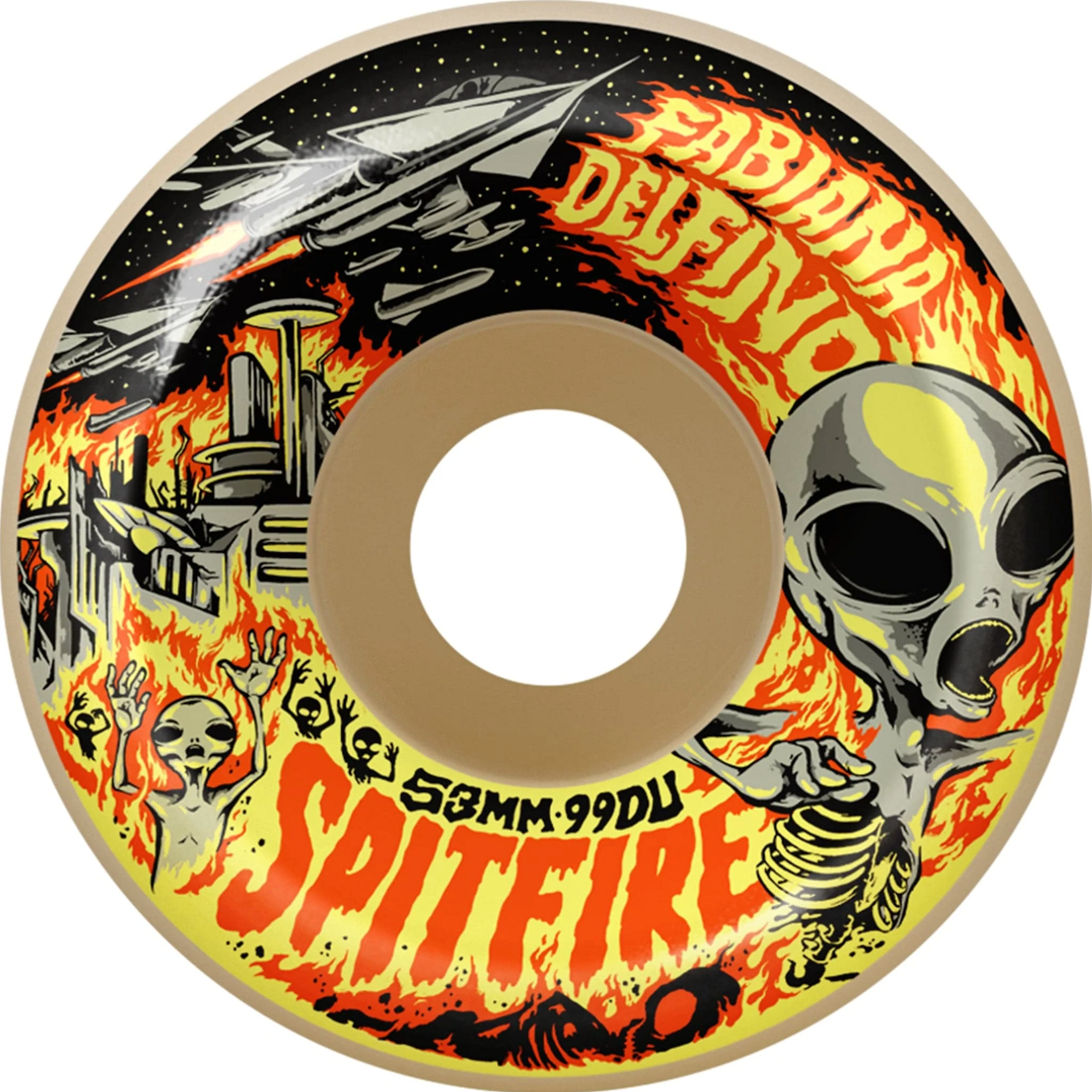Spitfire Spitfire F4 99d Conical Full Wheels -53mm (Fabiana)