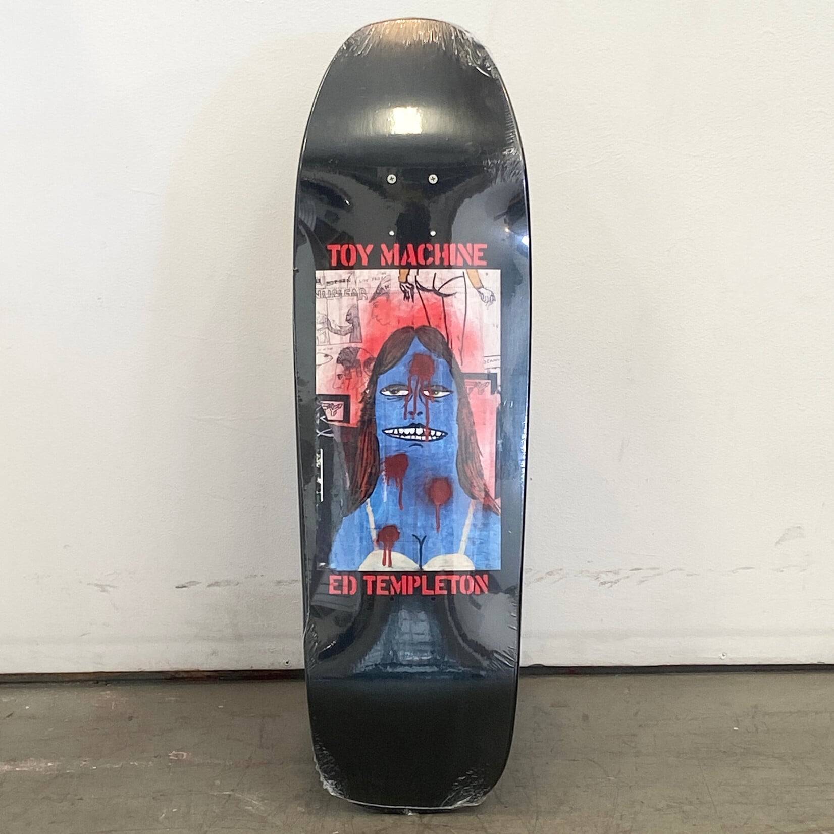 Toy Machine Toy Machine Skateboard 9.5 - Ed Templeton Graffiti