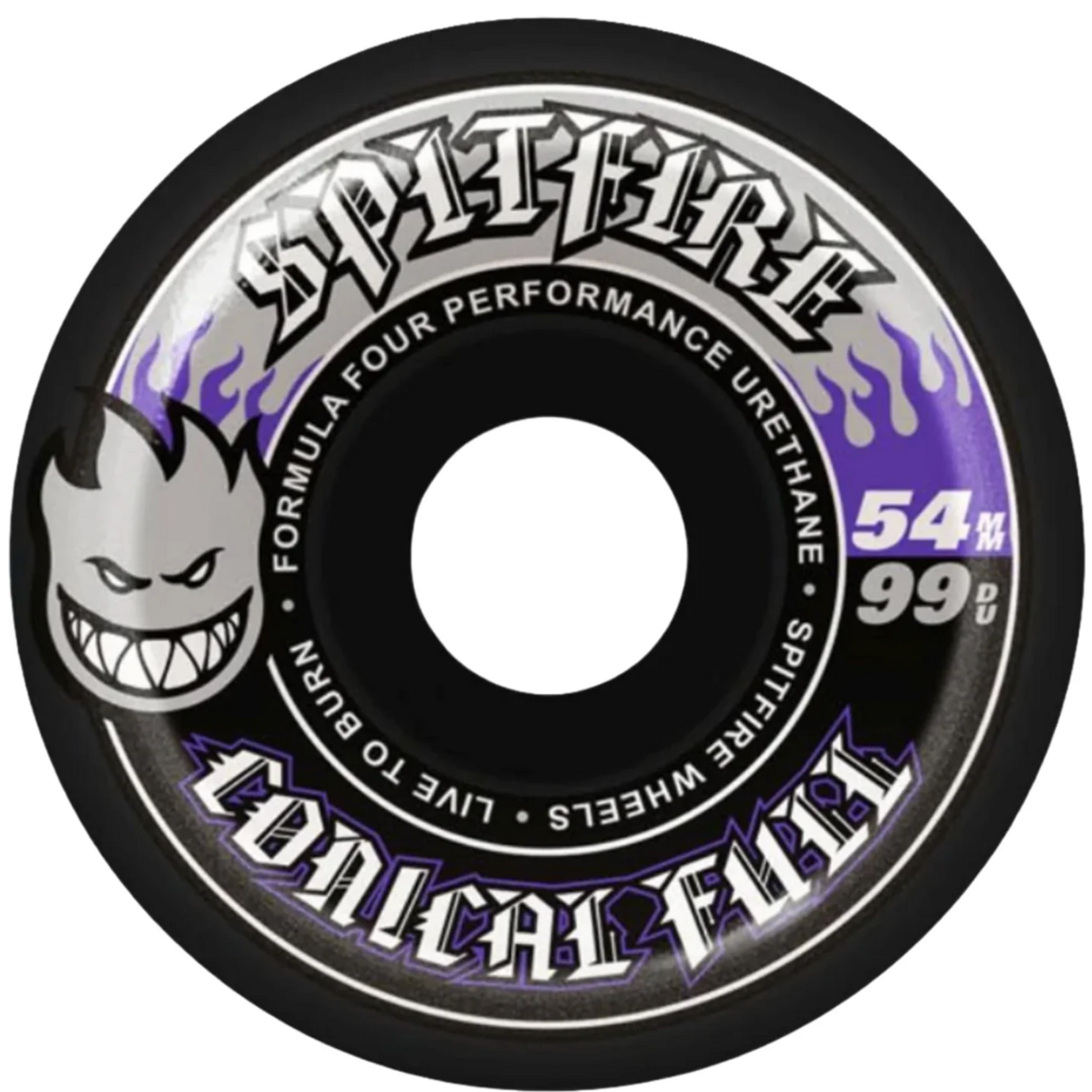 Spitfire Spitfire F4 99d Conical Full Wheels - 54mm Black