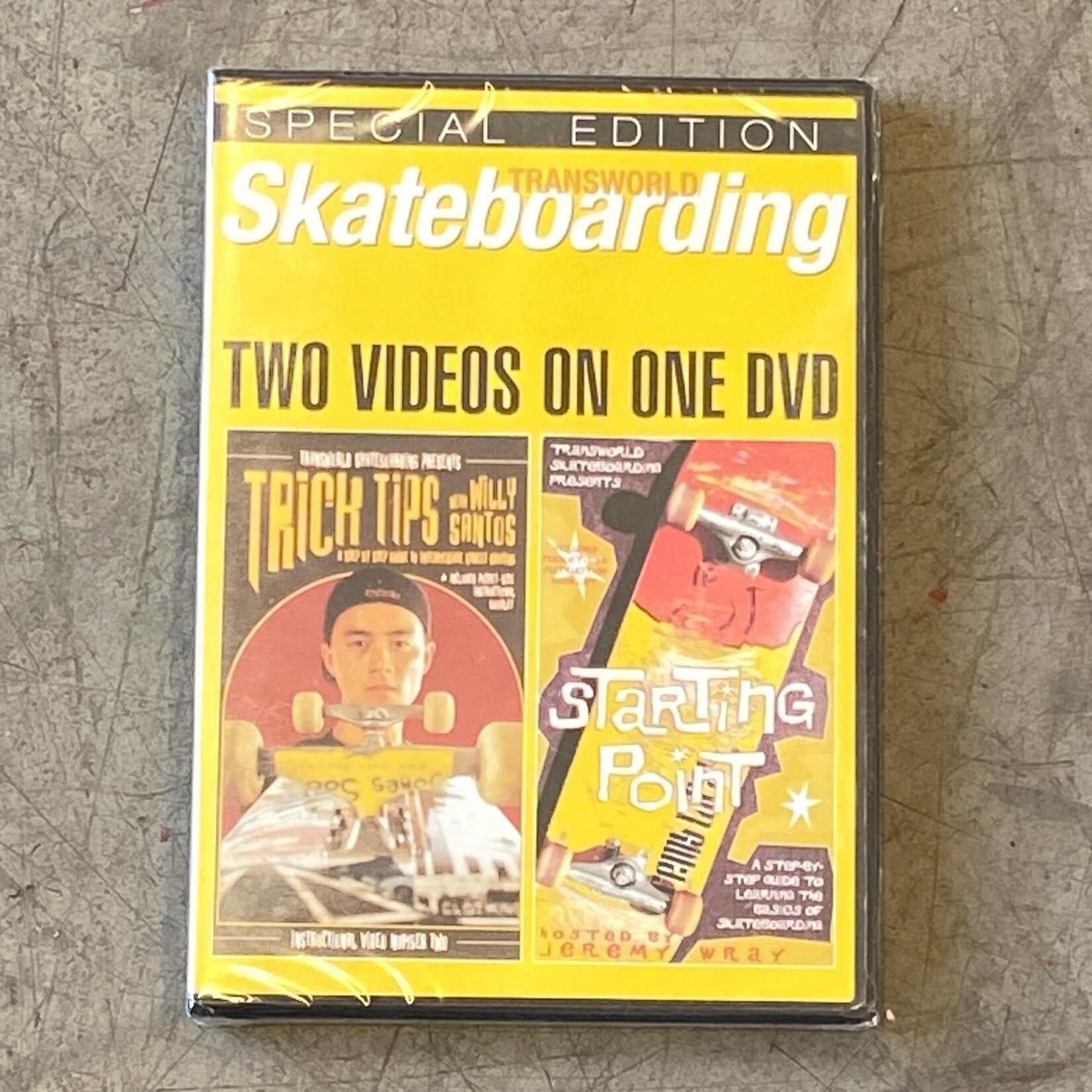 Transworld Skateboarding Two 4 One DVD : Trick Tips With Willy & Starting Point