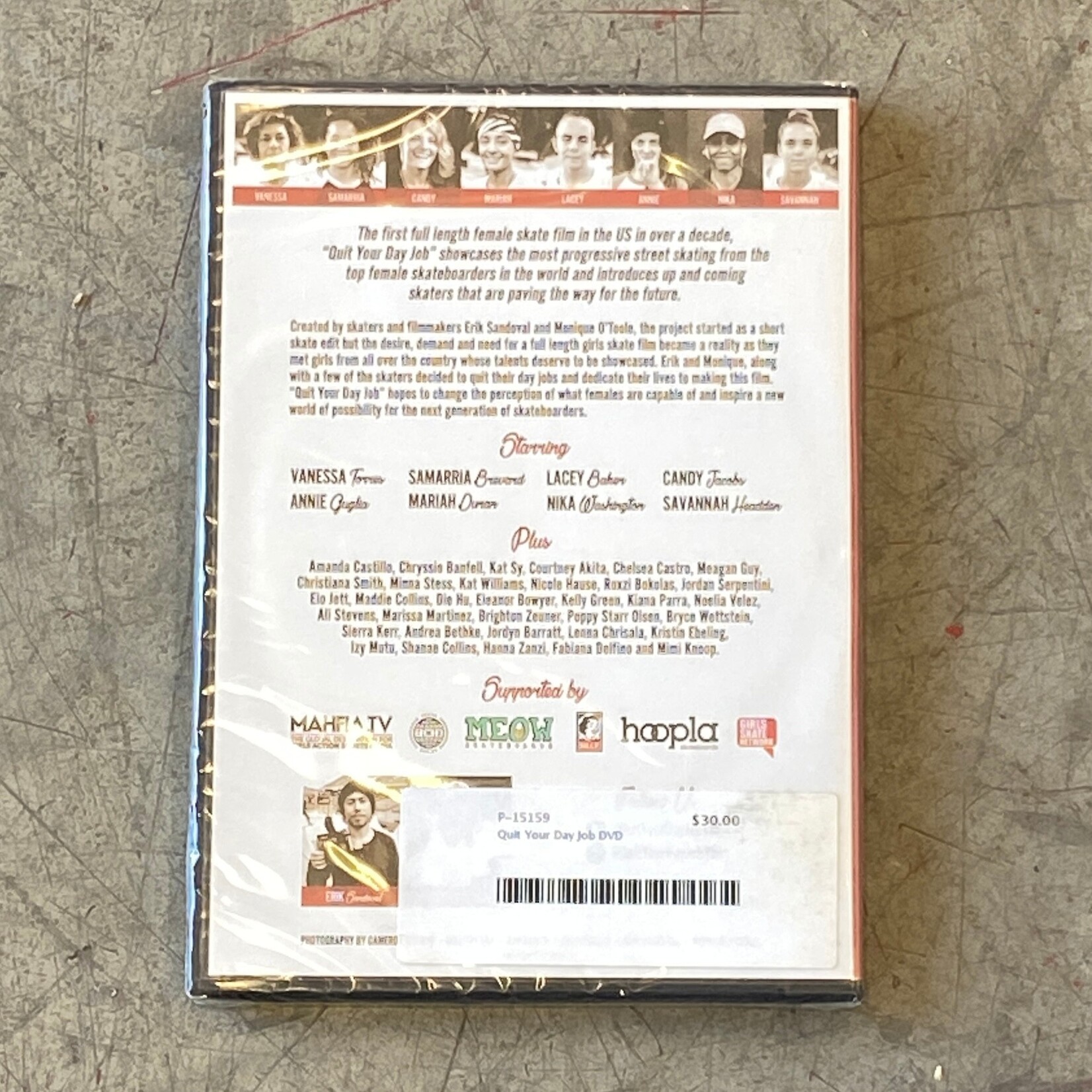 Quit Your Day Job  "An All Female Skateboarding Film" DVD