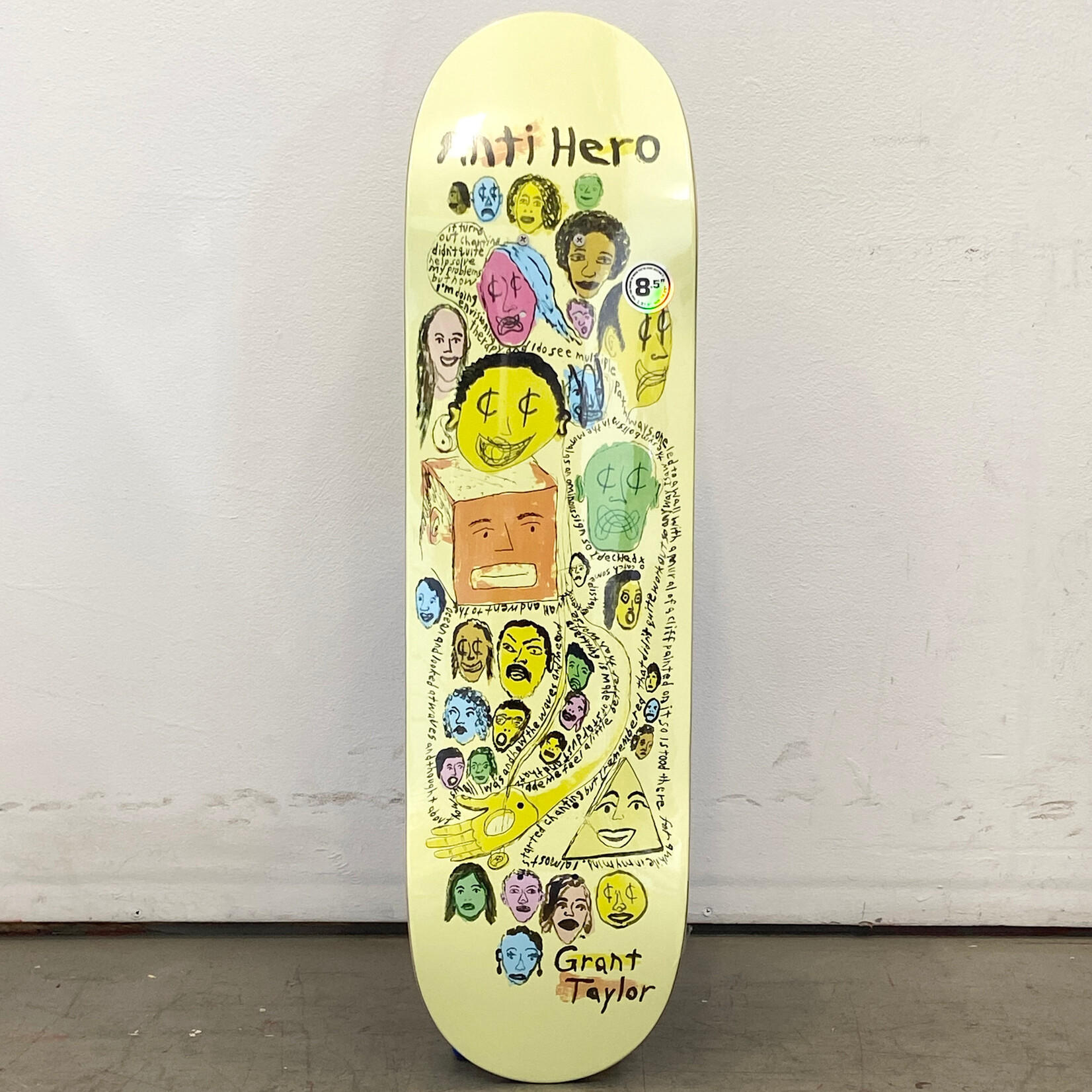 Anti Hero Anti Hero Skateboard 8.5 - Expressions (GT)
