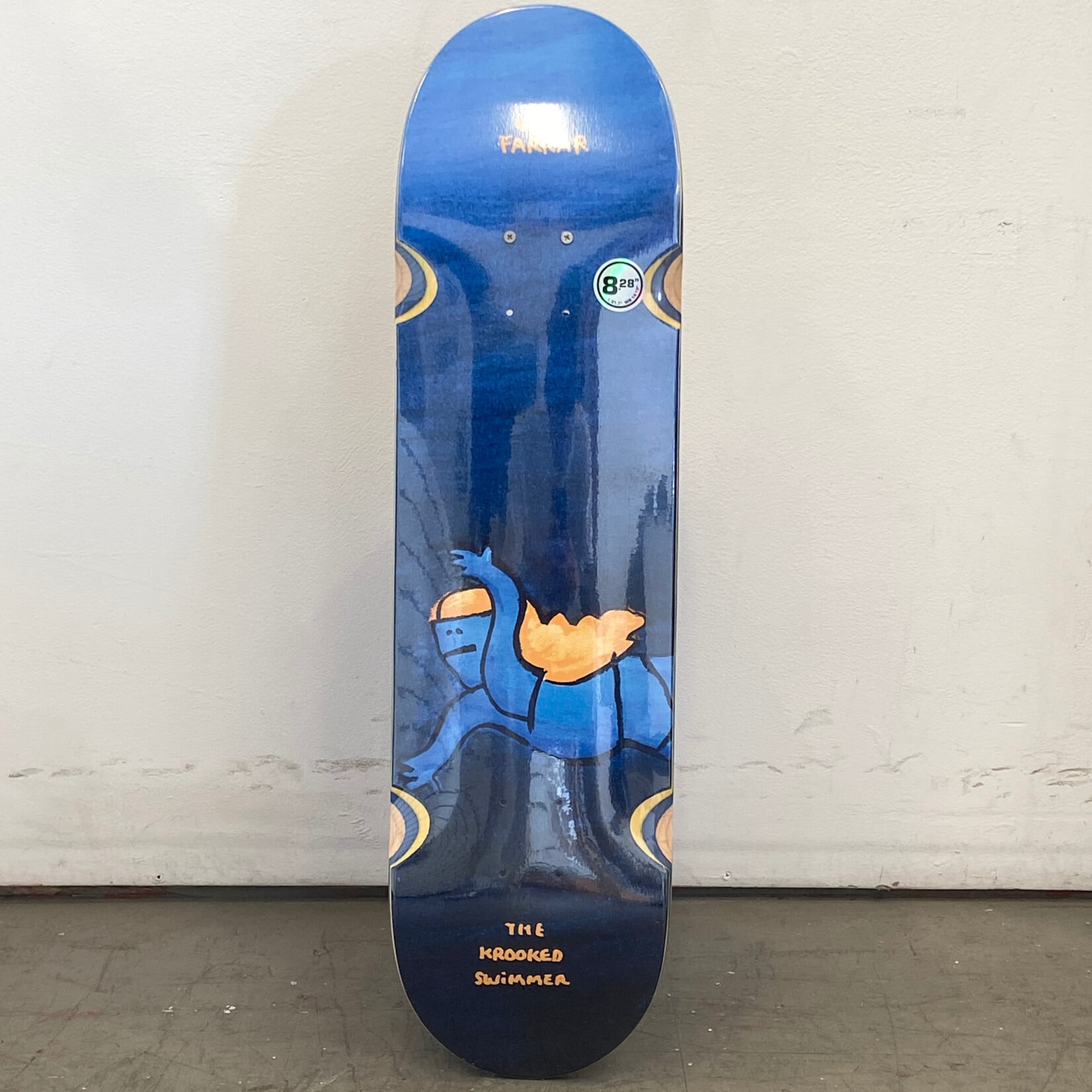 Krooked Krooked Skateboard 8.28 - Swimmer (Una Farrar)