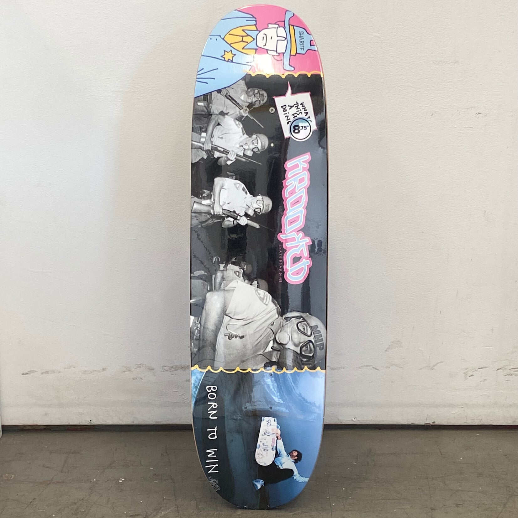 Krooked Krooked Skateboard 8.75 - TM A Hole Re-issue
