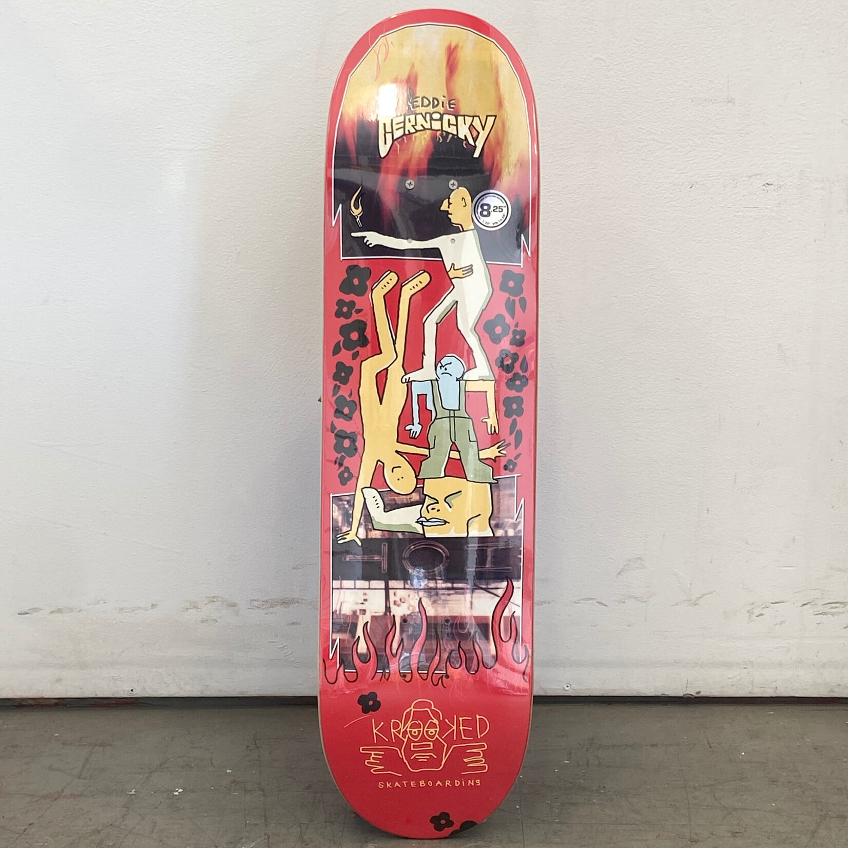 Krooked Krooked Skateboard 8.25 - Cernicky Hot
