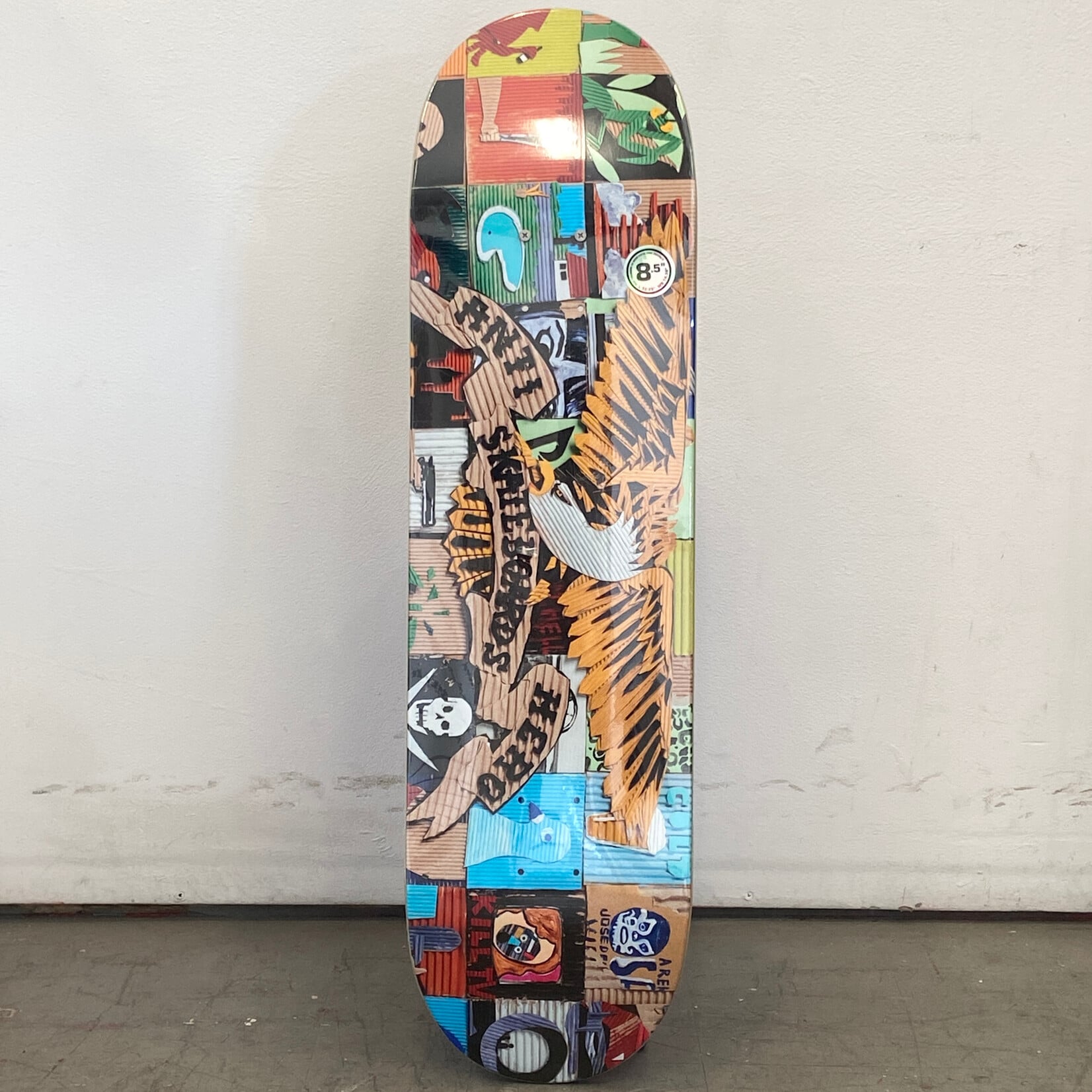 Krooked Anti Hero Skateboard 8.5 - Team Kenji Goto Eagle