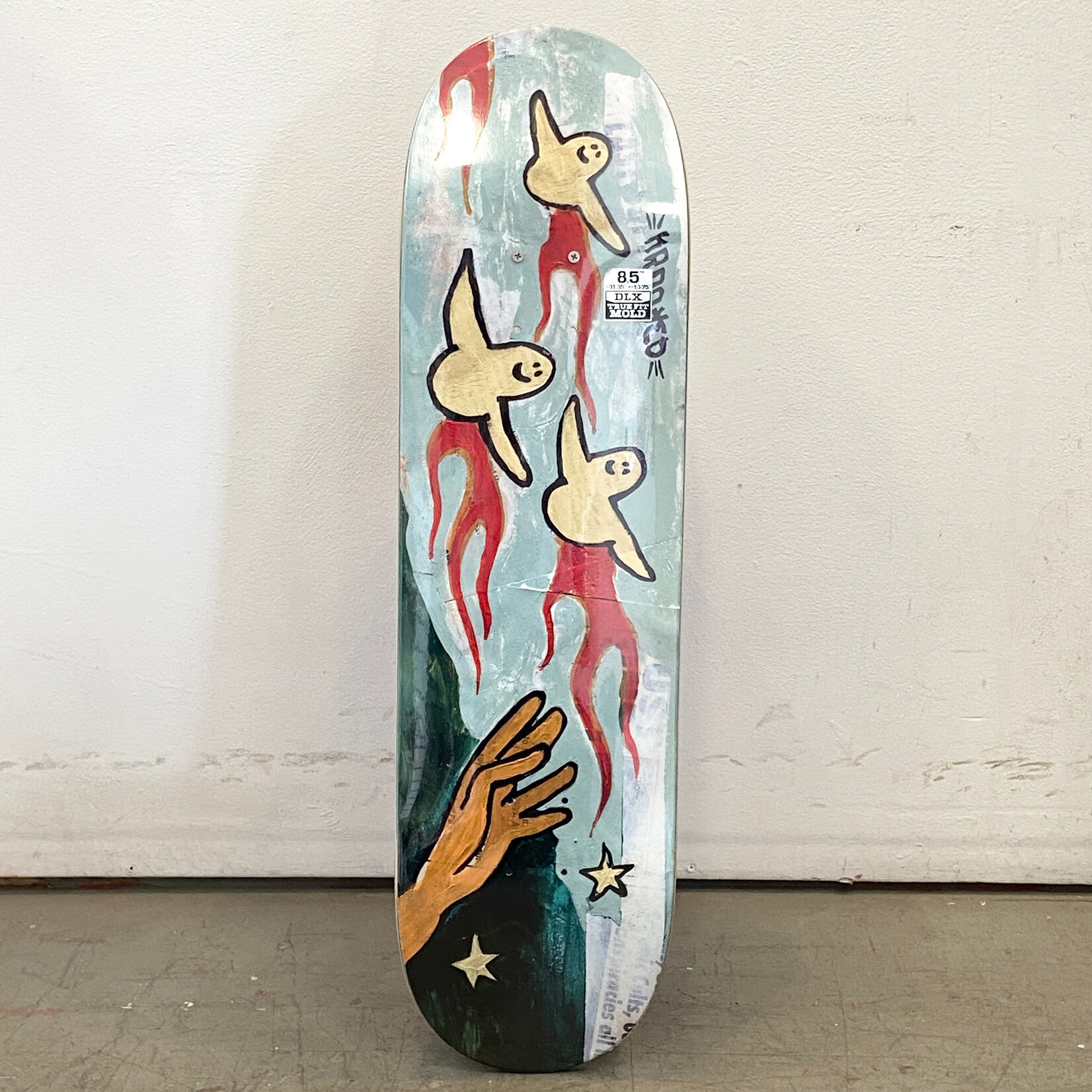 Krooked Krooked Skateboard 8.5 - TM Firebirds