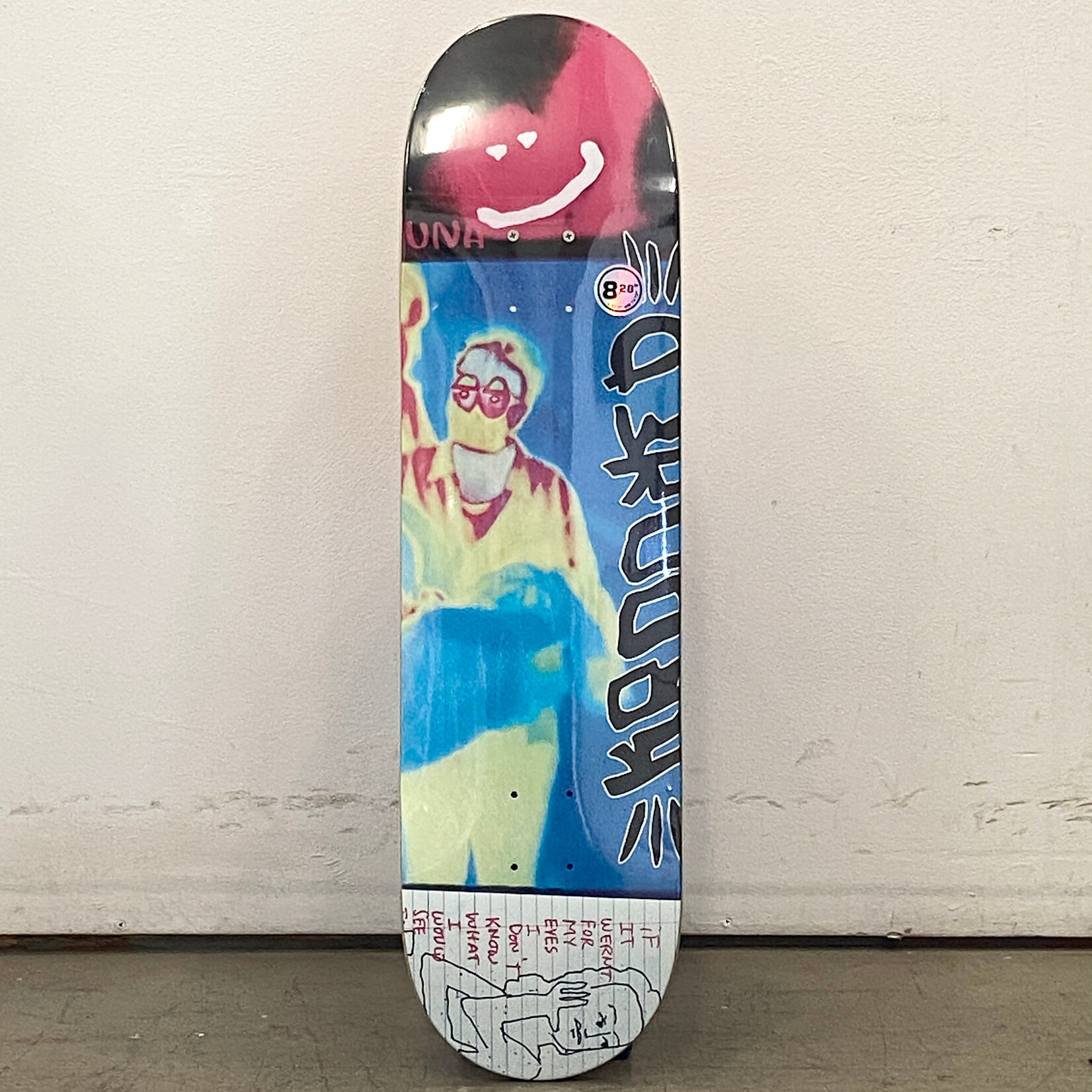 Krooked Krooked Skateboard 8.28 - Infrared (Una Farrar)
