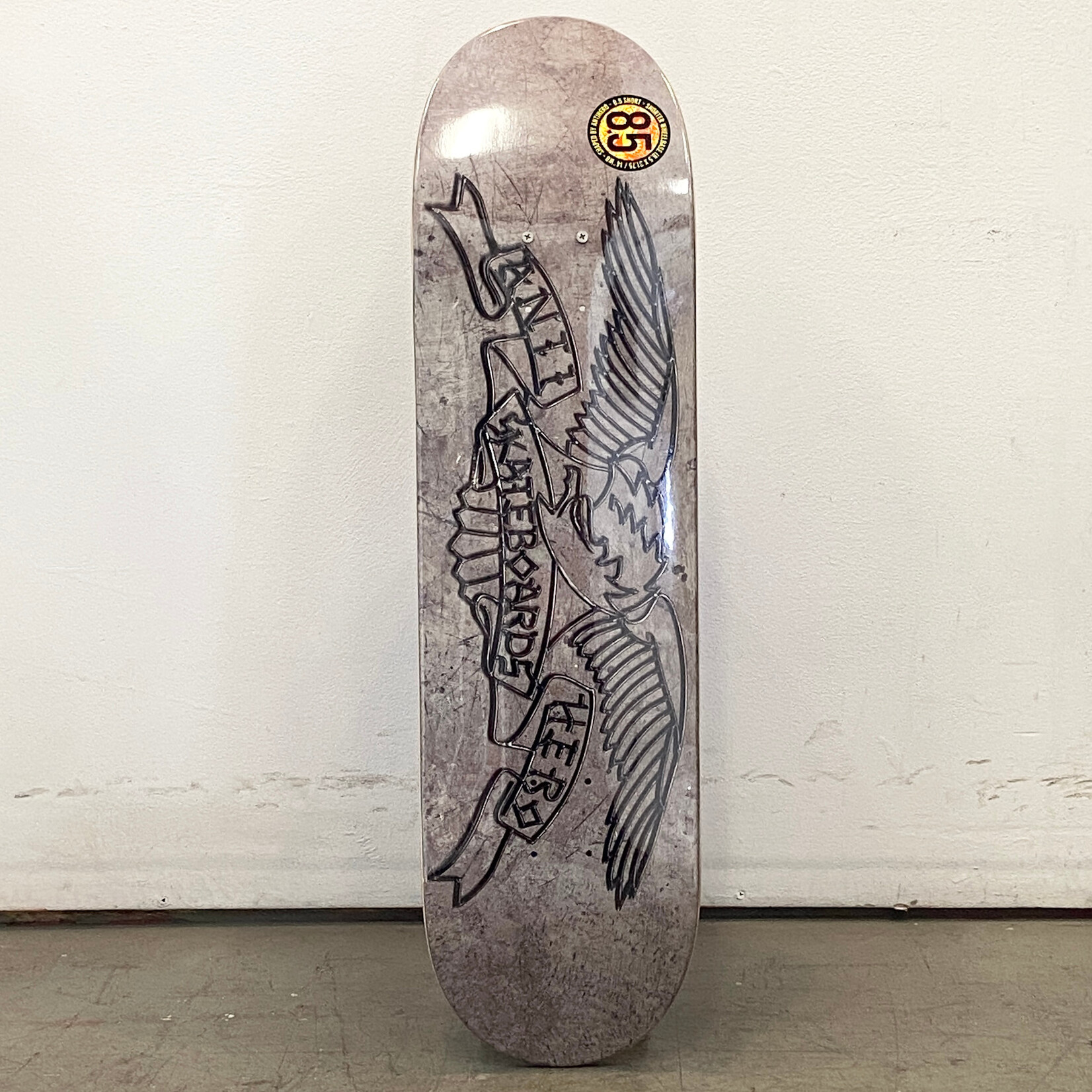 Anti Hero Anti Hero Skateboard 8.5 - Treasure Island Eagle (Short W.B.)