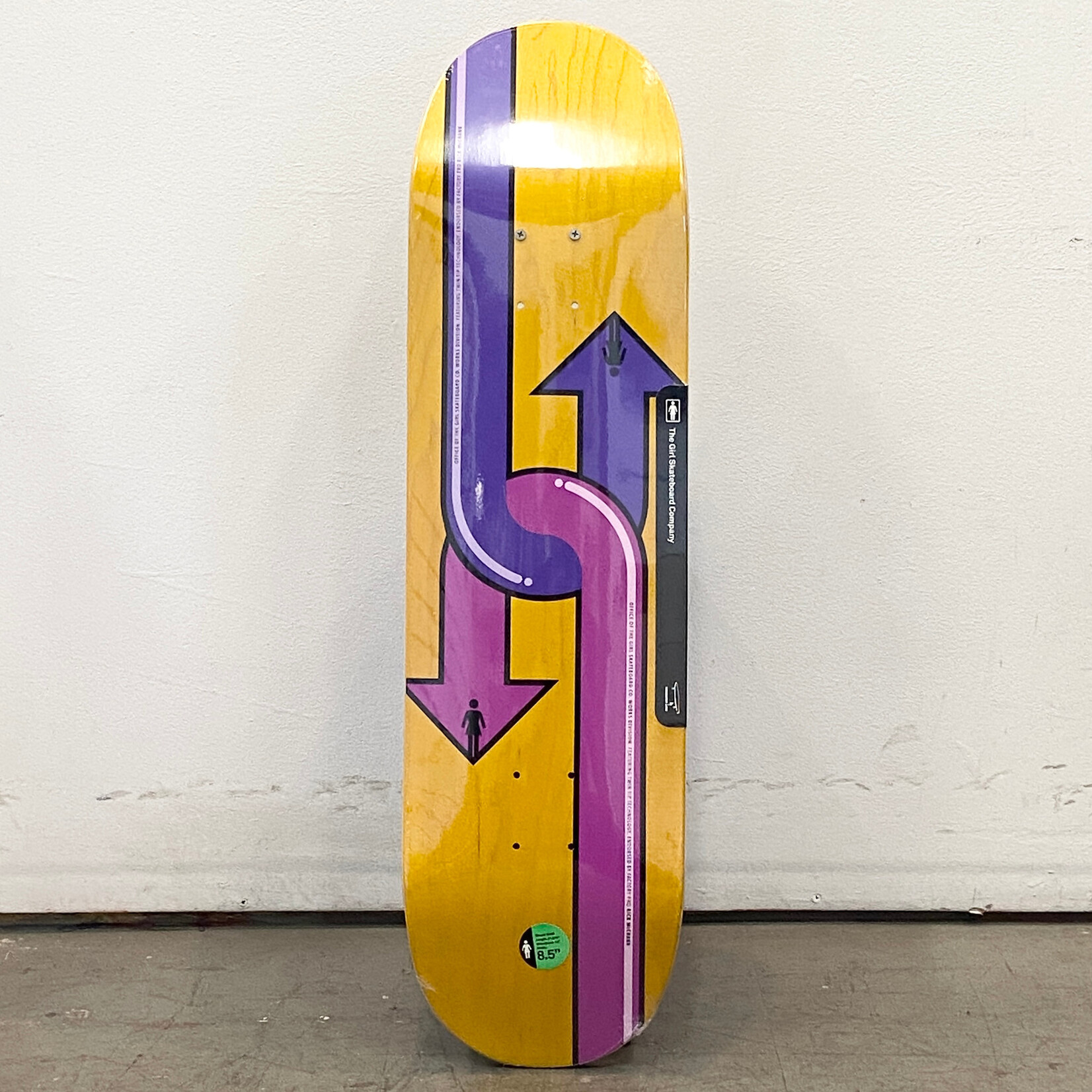 Girl Girl Skateboard 8.5 - Mccrank Dual Directional