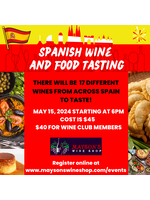 Spanish Wine & Food Tasting 05/15/24