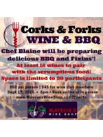 Corks & Forks - BBQ Corks & Forks Event 9.17.25 6pm