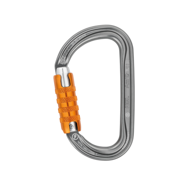 Petzl Mousqueton Am'D triact-lock / gris