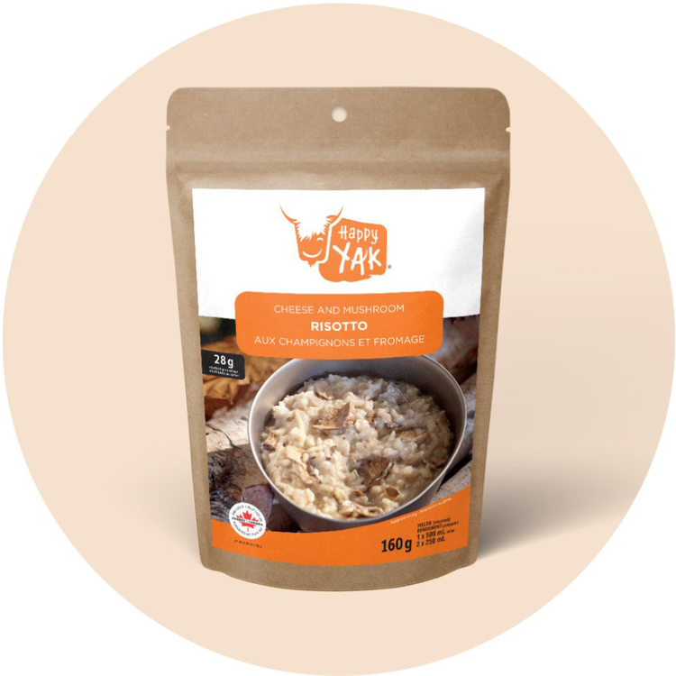 Happy Yak Risotto aux champignons